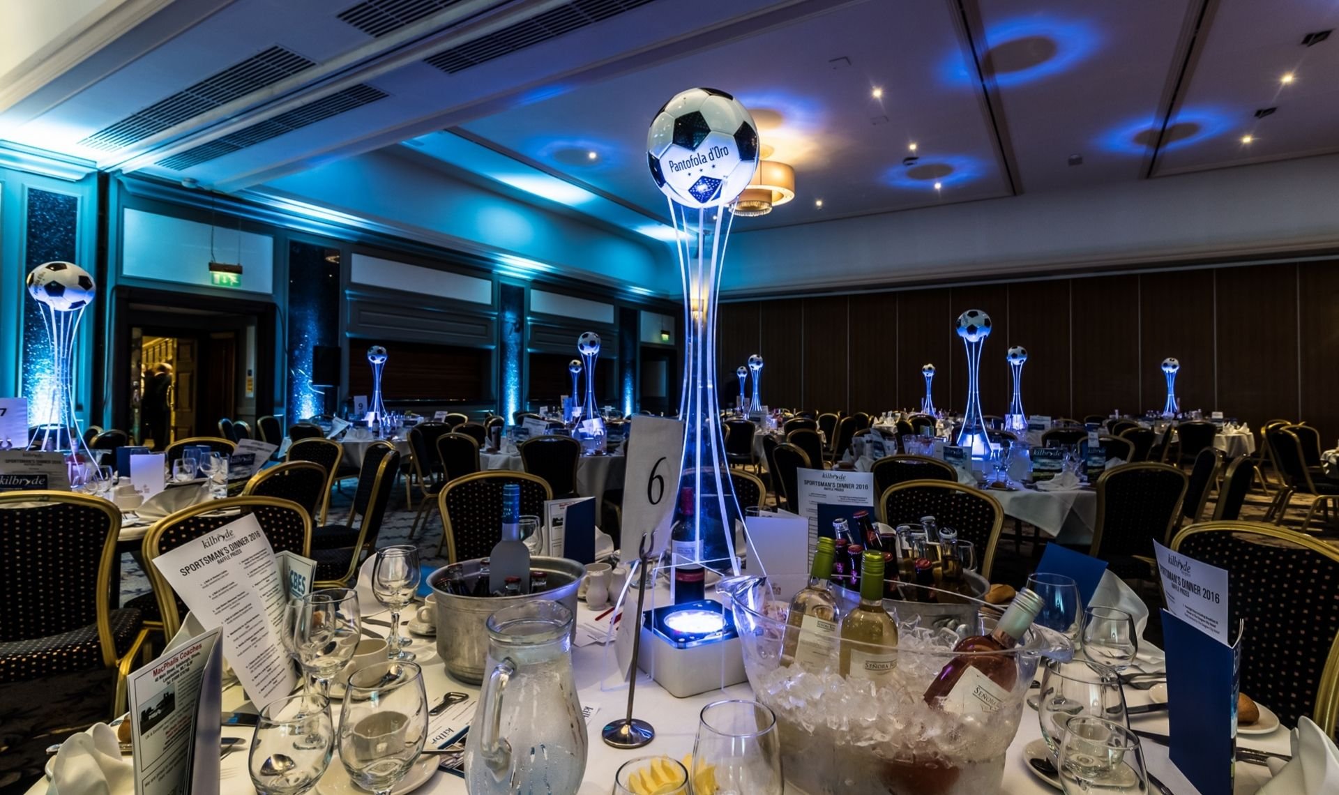 Football Themed Table Centre