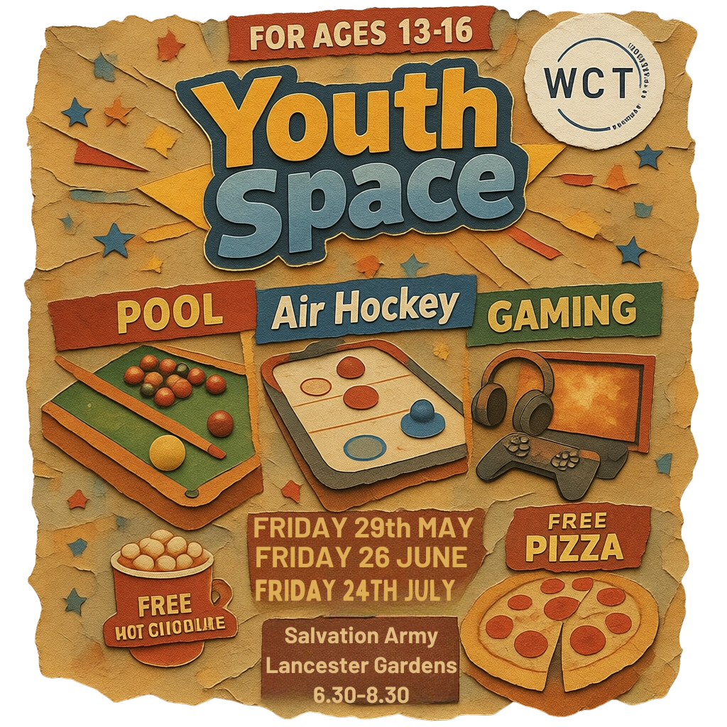 Poster for youth drop in 
