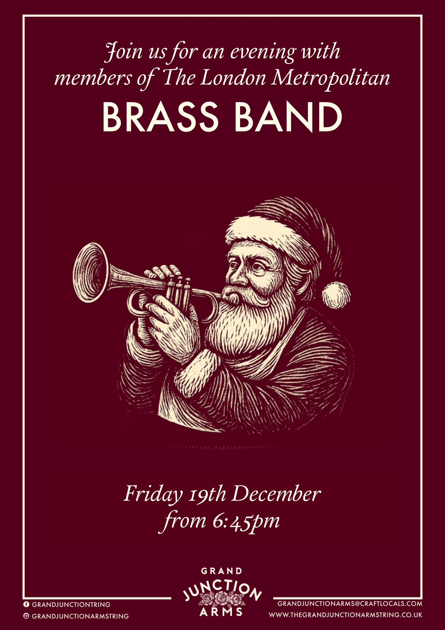 Members of the London Metropolitan Brass Band