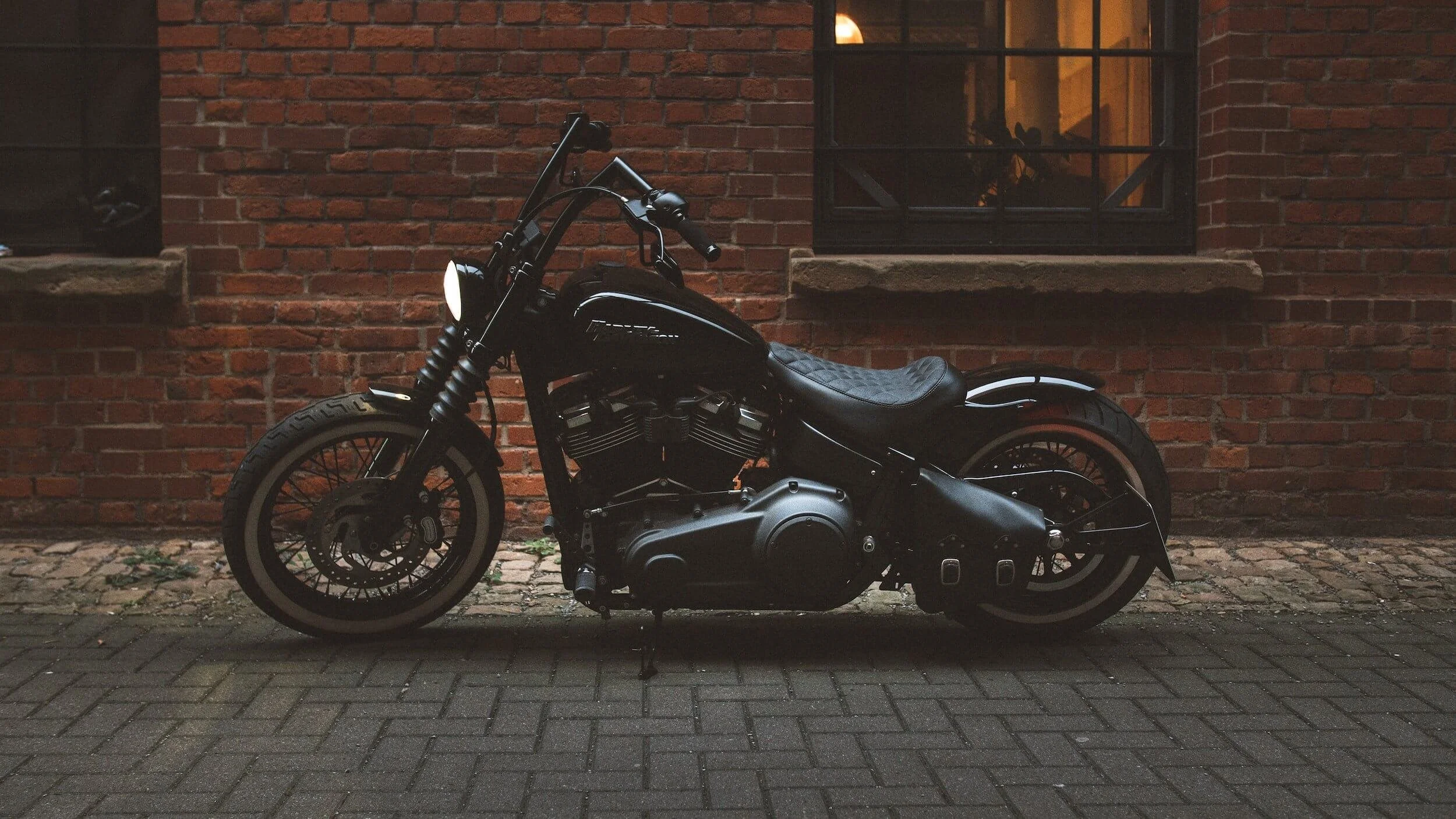All Black Harley Davidson