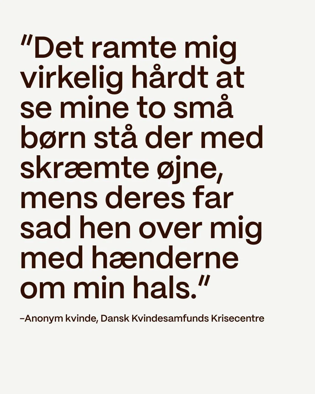 📣Ny vigtig viden fra @danner.dk  peger p&aring;, at kv&aelig;lningsvold er en af de mest alvorlige og livstruende former for partnervold. Men der er ikke nok fokus p&aring; det i Danmark📣 

Kv&aelig;lningsvold er potentielt livsfarligt. Der er en d