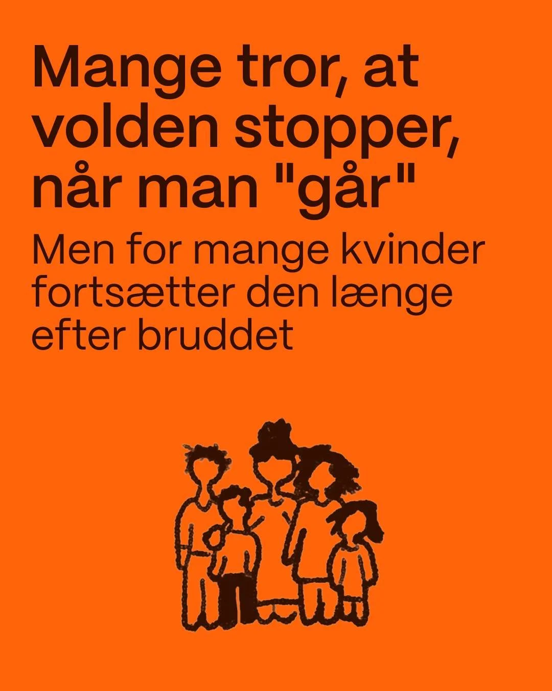 Volden stopper ikke altid, n&aring;r kvinder forlader en voldelig partner.🚨

Forskning viser, at partnervold ofte forts&aelig;tter efter et brud. Voldsud&oslash;verens metoder kan &aelig;ndre udtryk efter samlivsbrud og kan fx ske gennem:

👶f&aelig