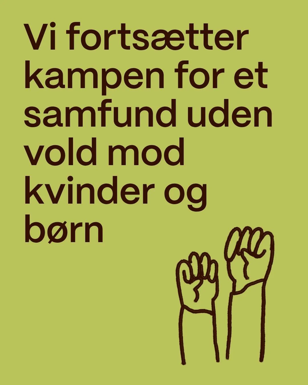 Tillykke til den nye regering og det nye ministerhold!👏🏽 Vi ser frem til samarbejdet om at stoppe vold mod kvinder og b&oslash;rn, s&aring; flere kan leve i frihed og i tryghed. 

Hver dag m&oslash;der vi kvinder og b&oslash;rn, der lever med konse