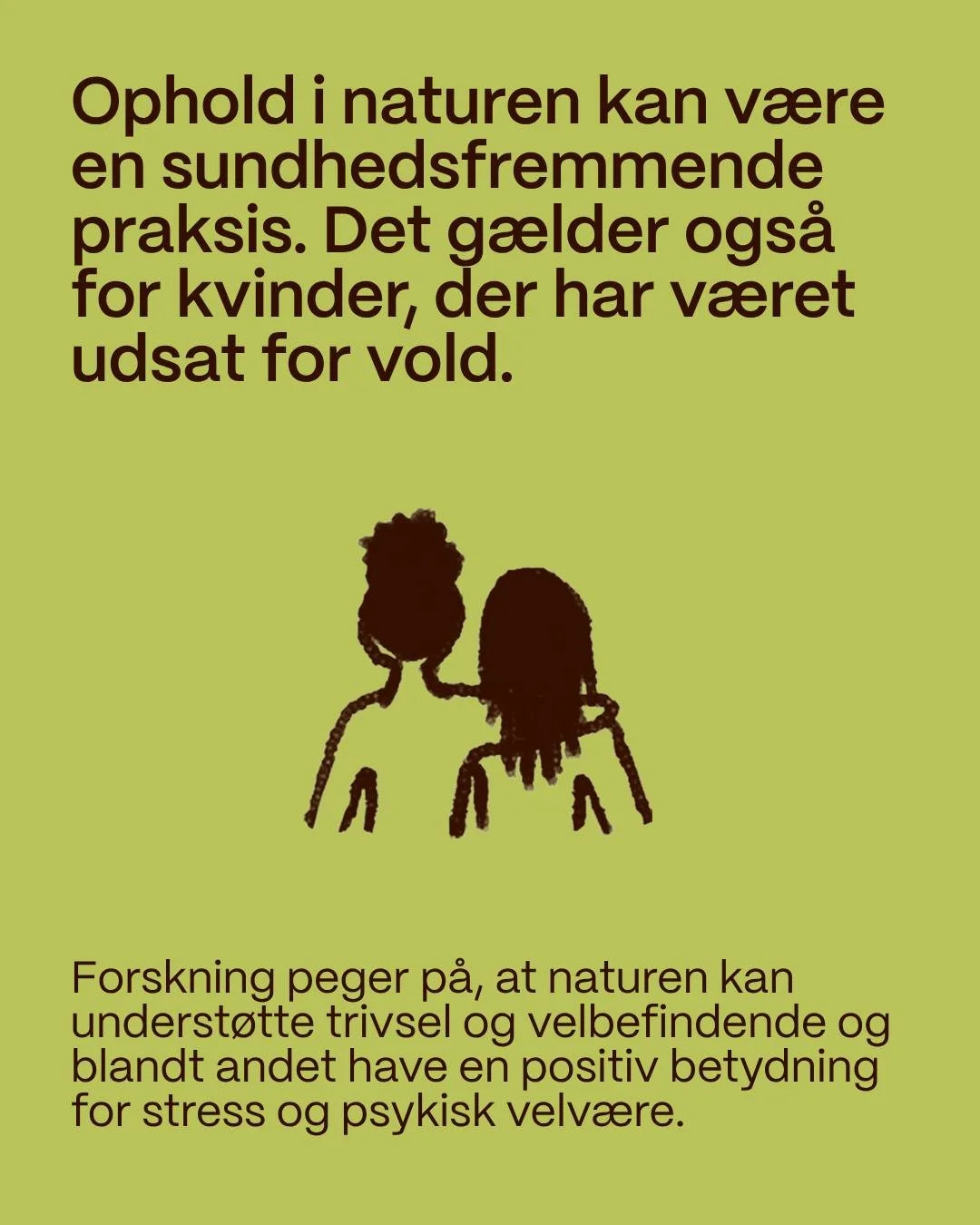 N&aring;r naturen bliver et frirum🏞️
 
&ldquo;Naturen har hjulpet mig til at huske, hvor jeg kommer fra, hvor jeg er p&aring; vej hen og hvem jeg er.&rdquo;🧭 S&aring;dan fort&aelig;ller en tidligere beboer om, hvad naturen bet&oslash;d for hende un