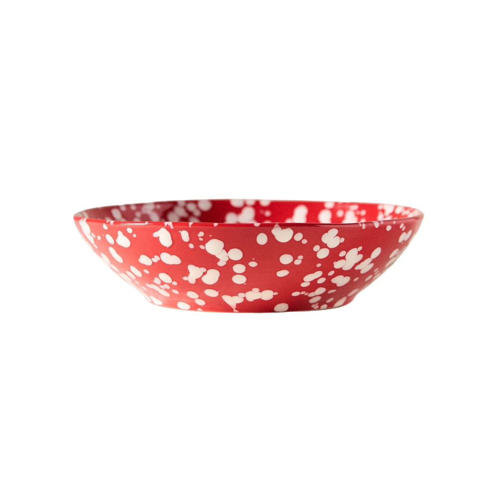 Anthropologie Splatter Portuguese Stoneware Bowl