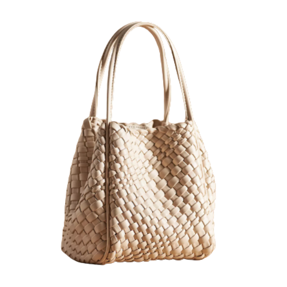 Anthropologie Woven Mini Tote