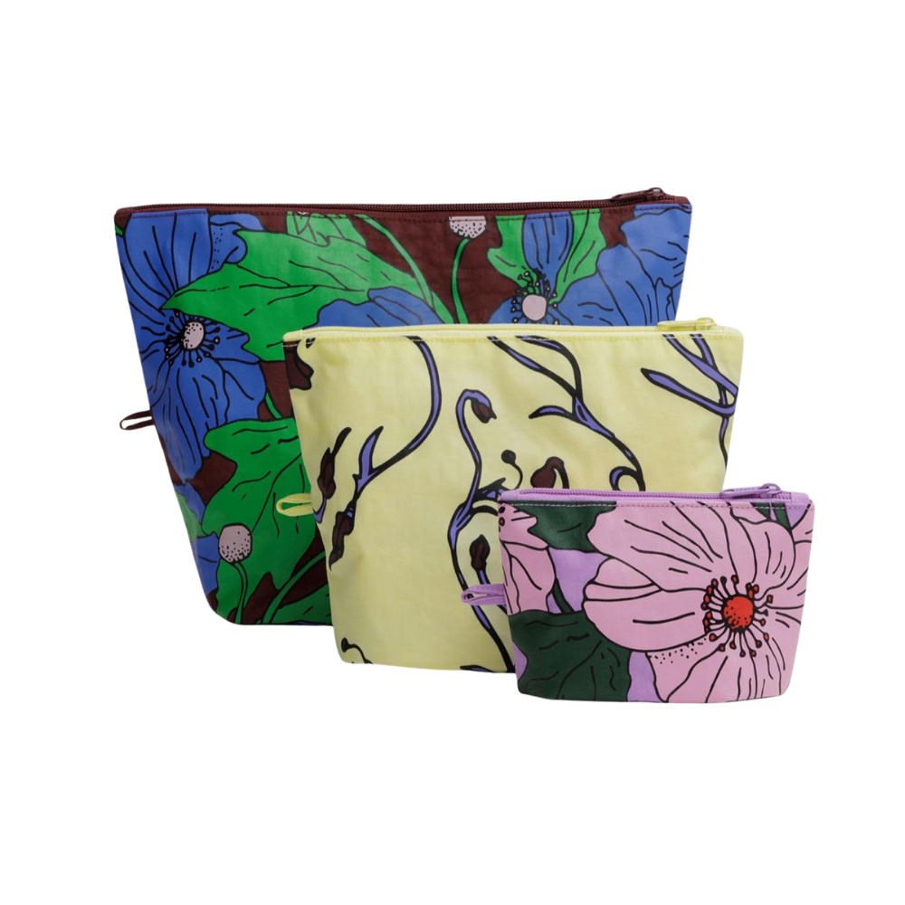 Baggu 3 Piece Pouch Set