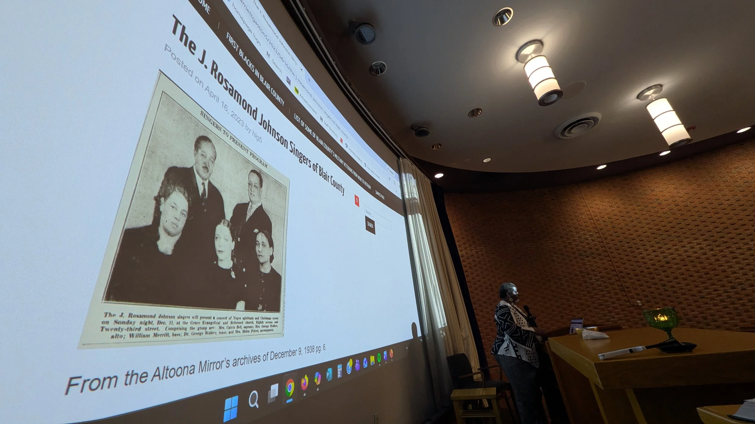 March 1, 2026: Harriet Gaston described the father of Black History Month, Dr. Carter Woodson.
