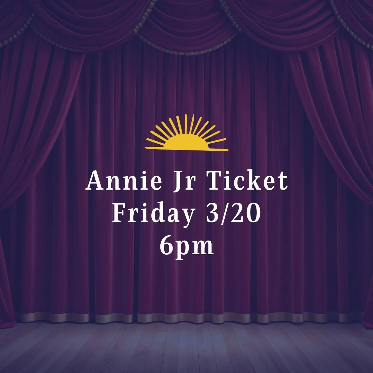 Friday, March 20th 6pm Tickets