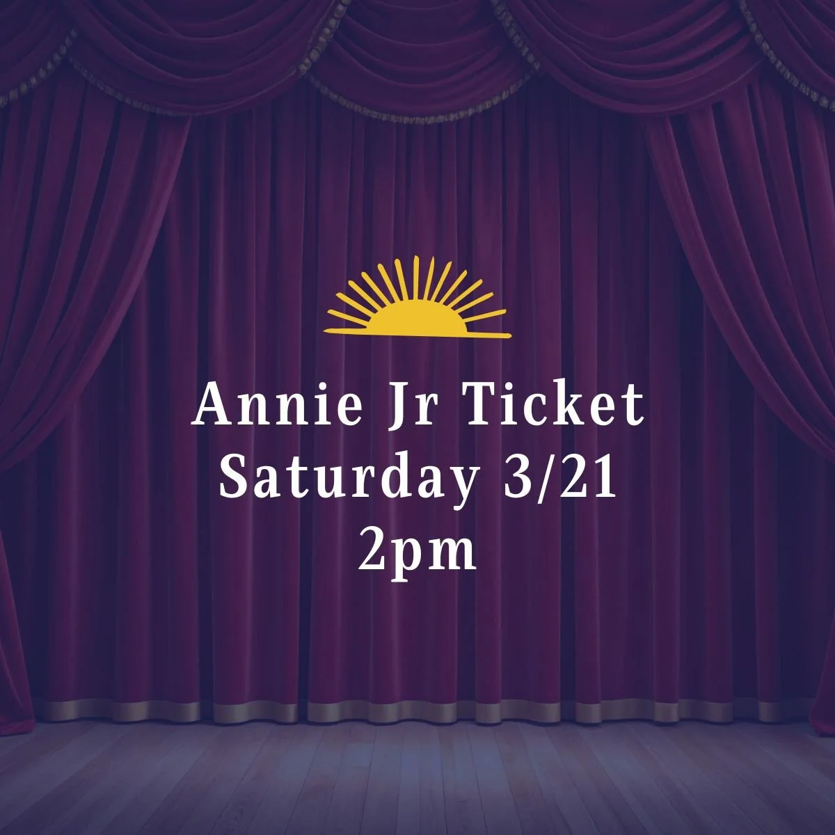 Saturday, March 21 2pm Tickets