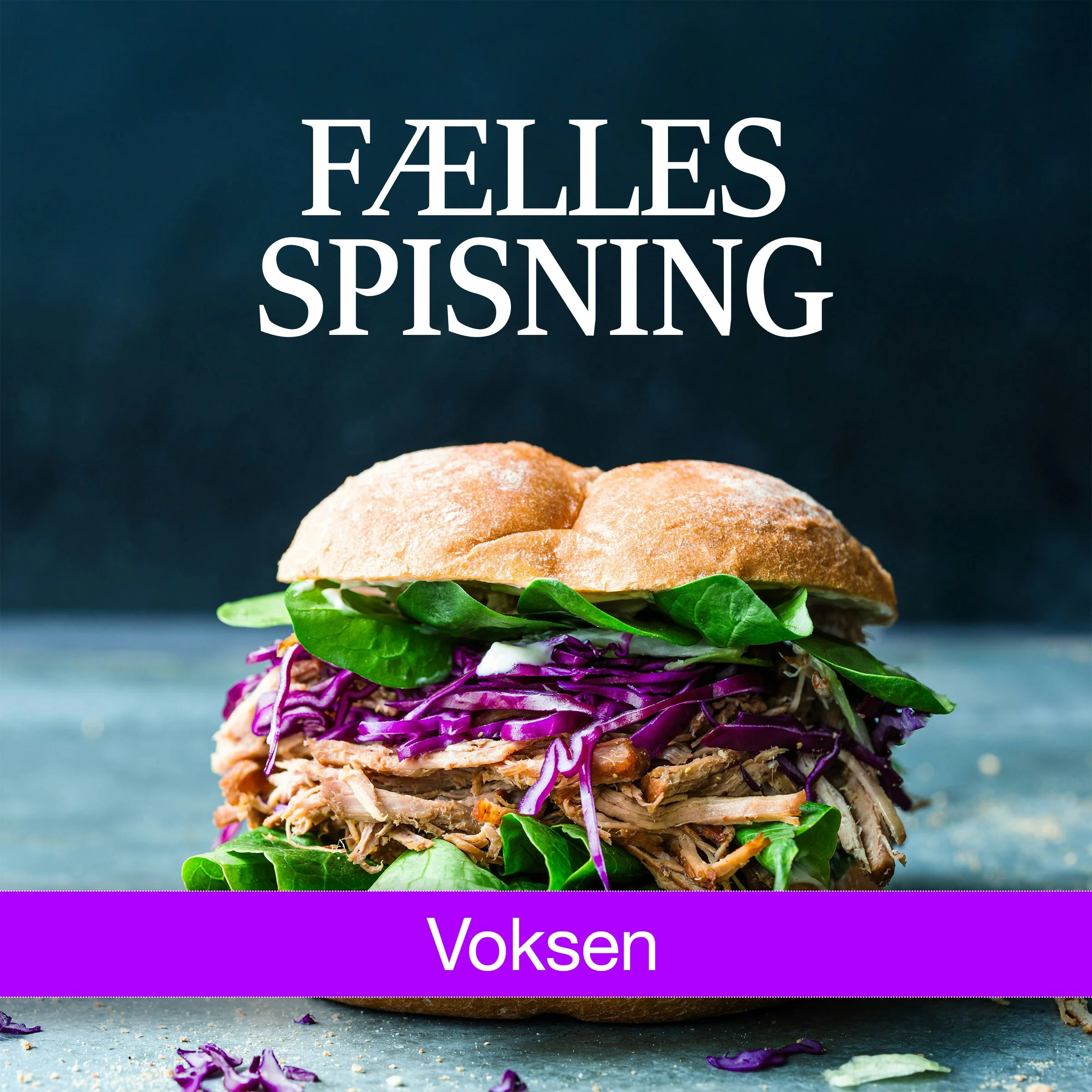 FÆLLESSPISNING - voksenbillet - pris pr. stk.