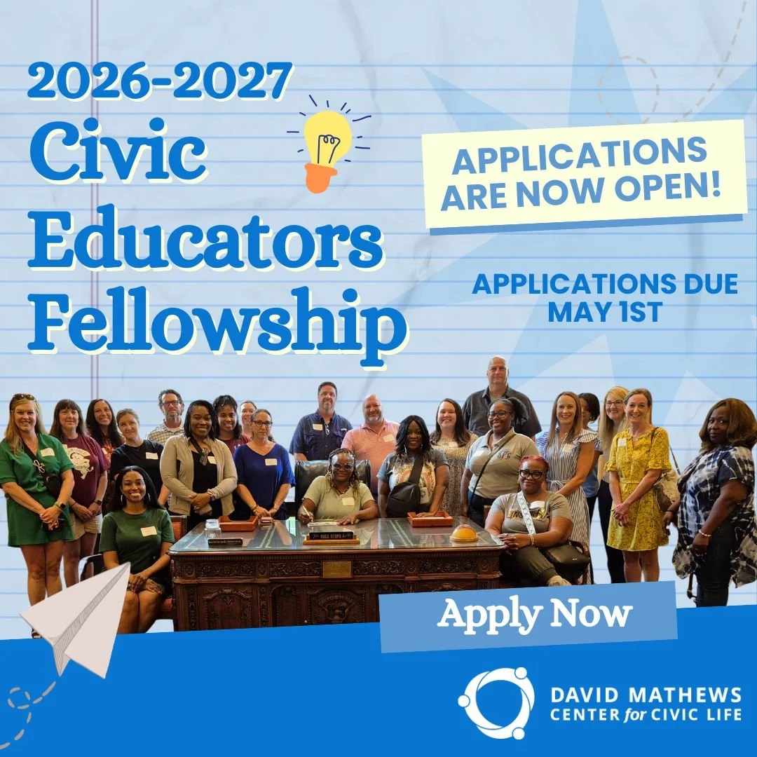 Applications Open for 2026-2027 Civic Educators Fellowship