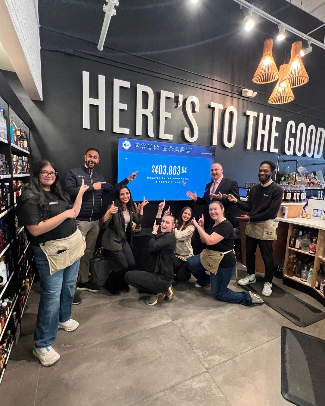 From your cart to our communities 💫

The Pour Board has officially passed $400K in impact &mdash; donated by us and directed by you! From picking out bottles for milestone celebrations to shopping for a midweek pick-me-up, you've been able to help u