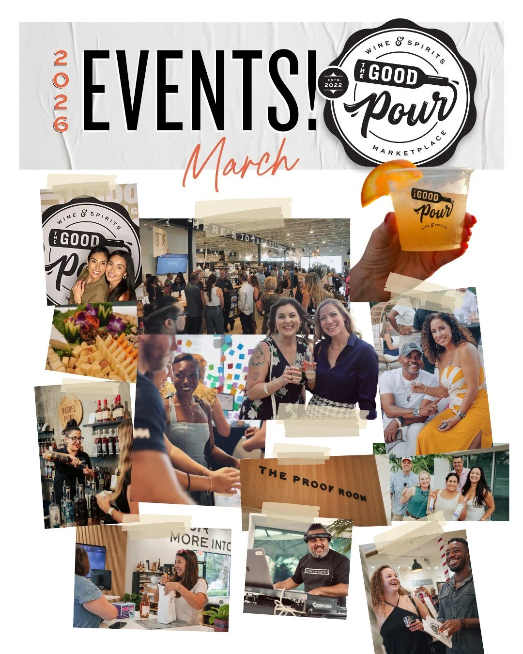 New month. New pours. 🥂

Our March event calendar is officially live! We&rsquo;re celebrating everything from St. Patrick&rsquo;s Day to the arrival of spring with guided tastings and spirit showcases in a marketplace near you.

Tap the link in our 