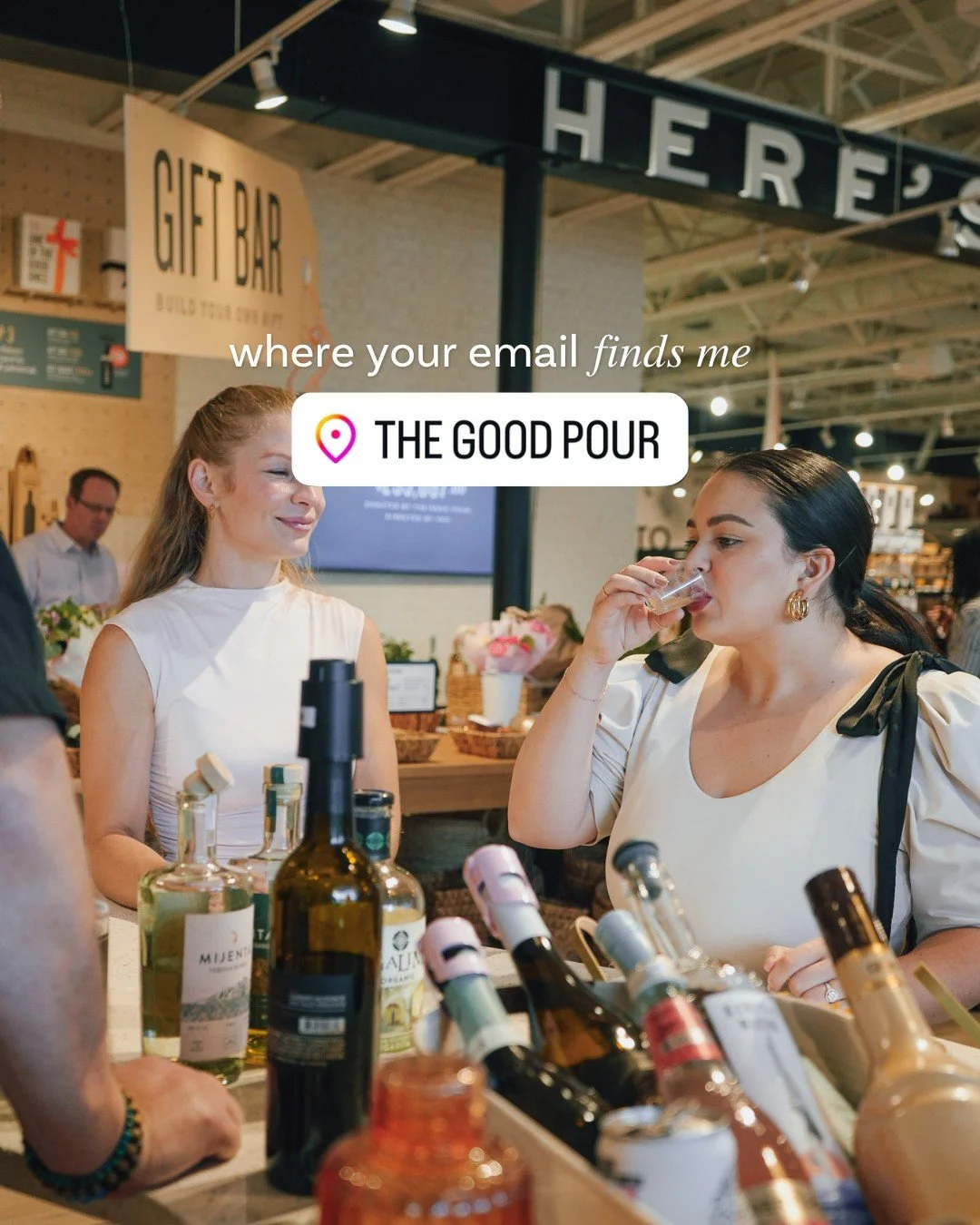 where your email finds me: stocking up for a long weekend filled with delicious drinks 🧡