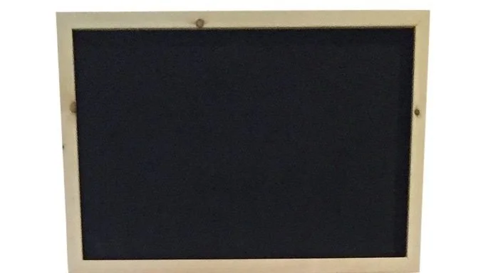 Mini wood-framed chalkboard