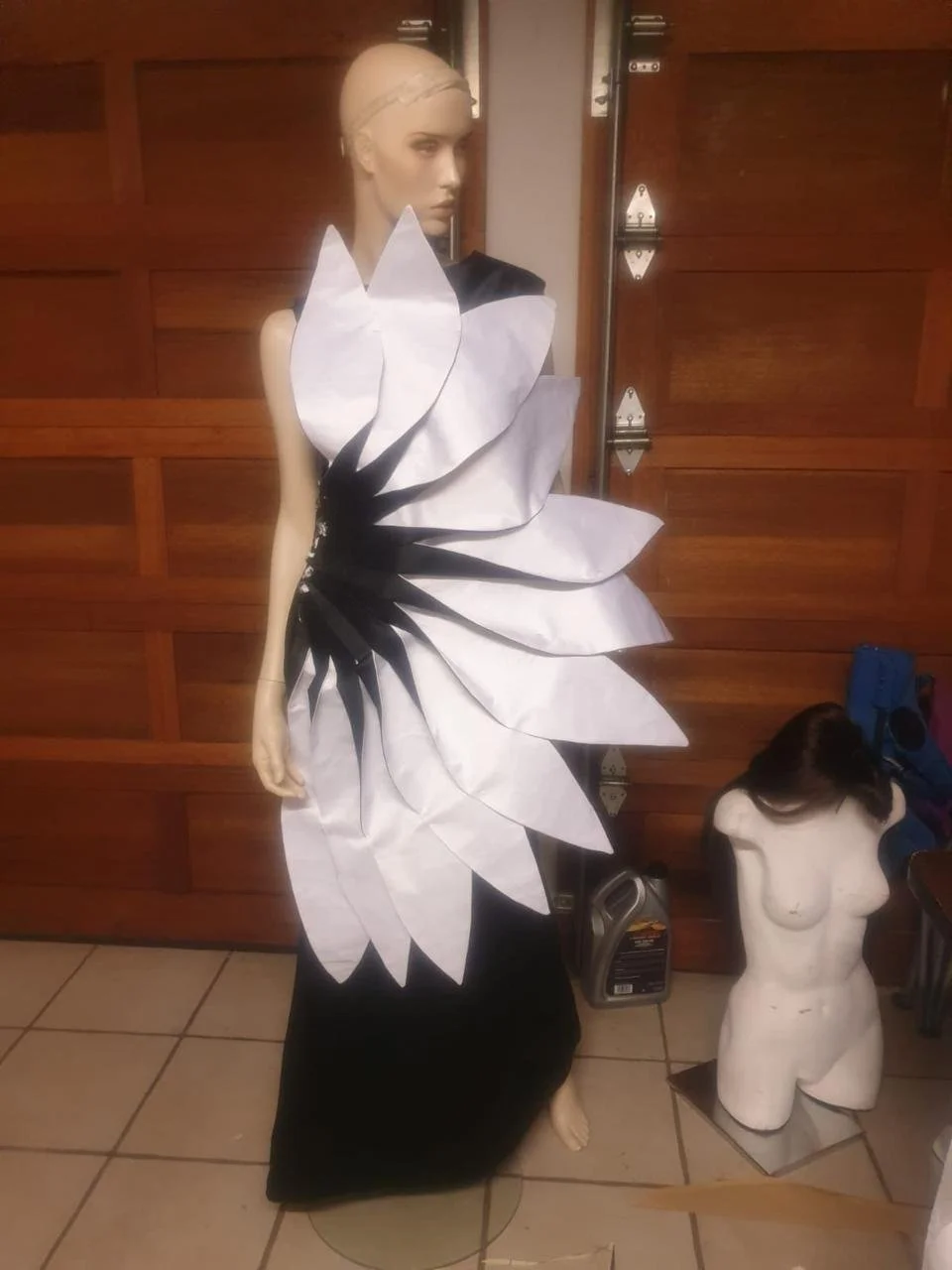 Robe de soiree a Fleure Geante