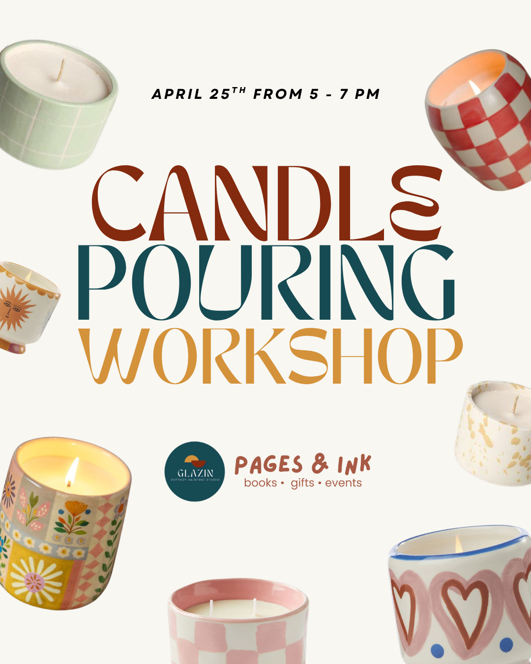 Candle Workshop with Pages & Ink 4/25/26