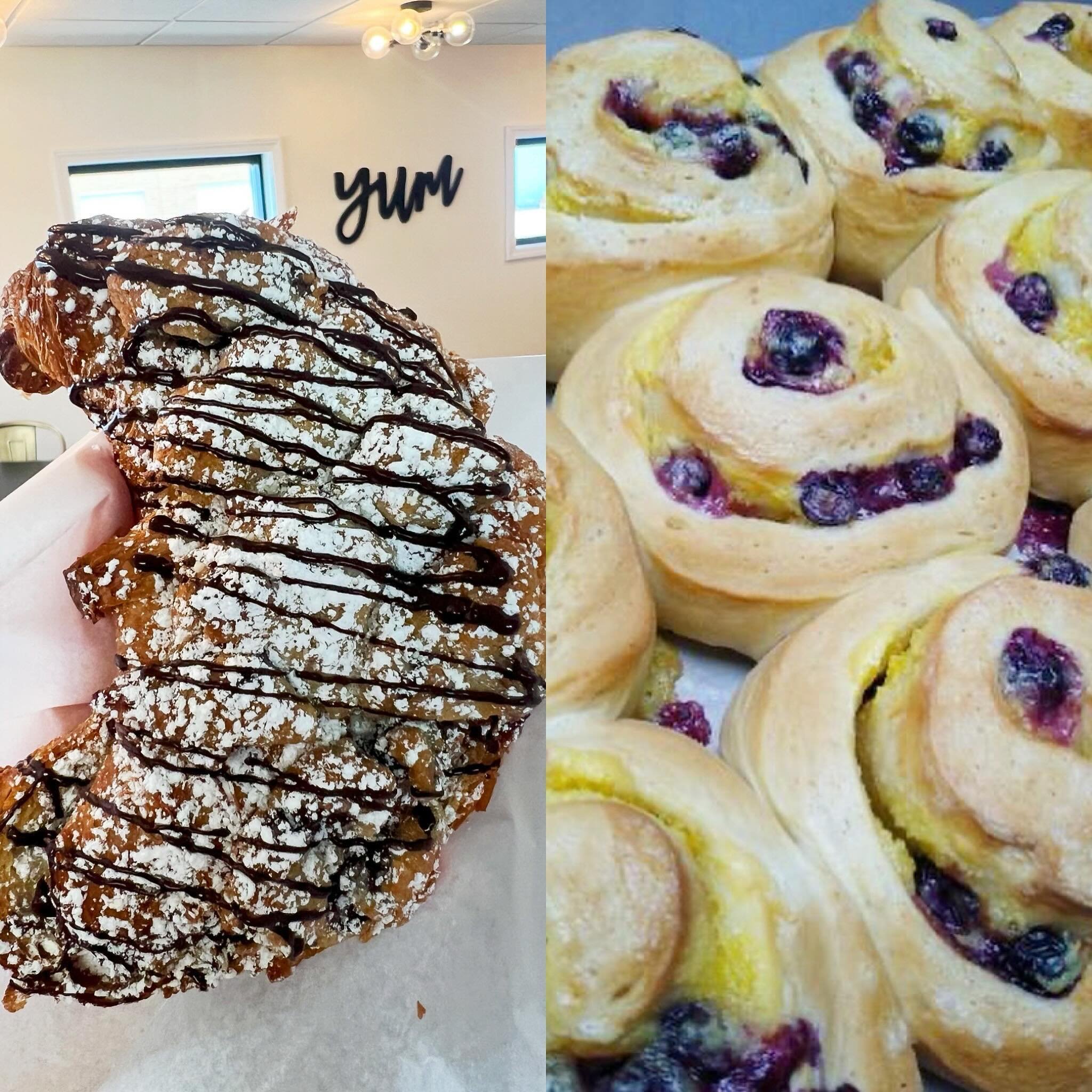 Which one are you stopping in for?? The Chocolate Chip Cookie Croissant or the Blueberry Lemon Rolls? Both on the counter today🙌🏻

#lushcakesmn #mnbakery #mncakery #bakery #eatlocal