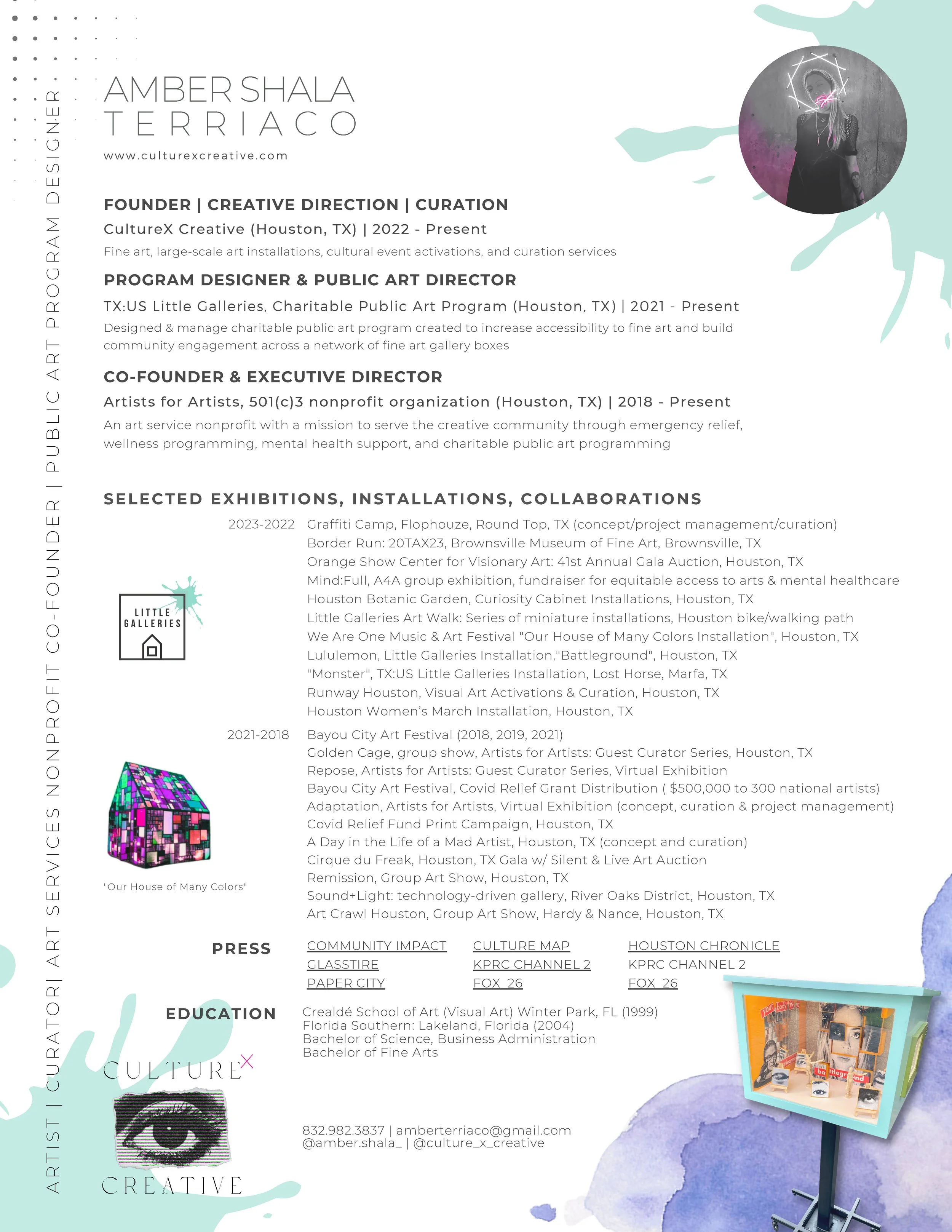 Amber Shala Curriculum Vitae