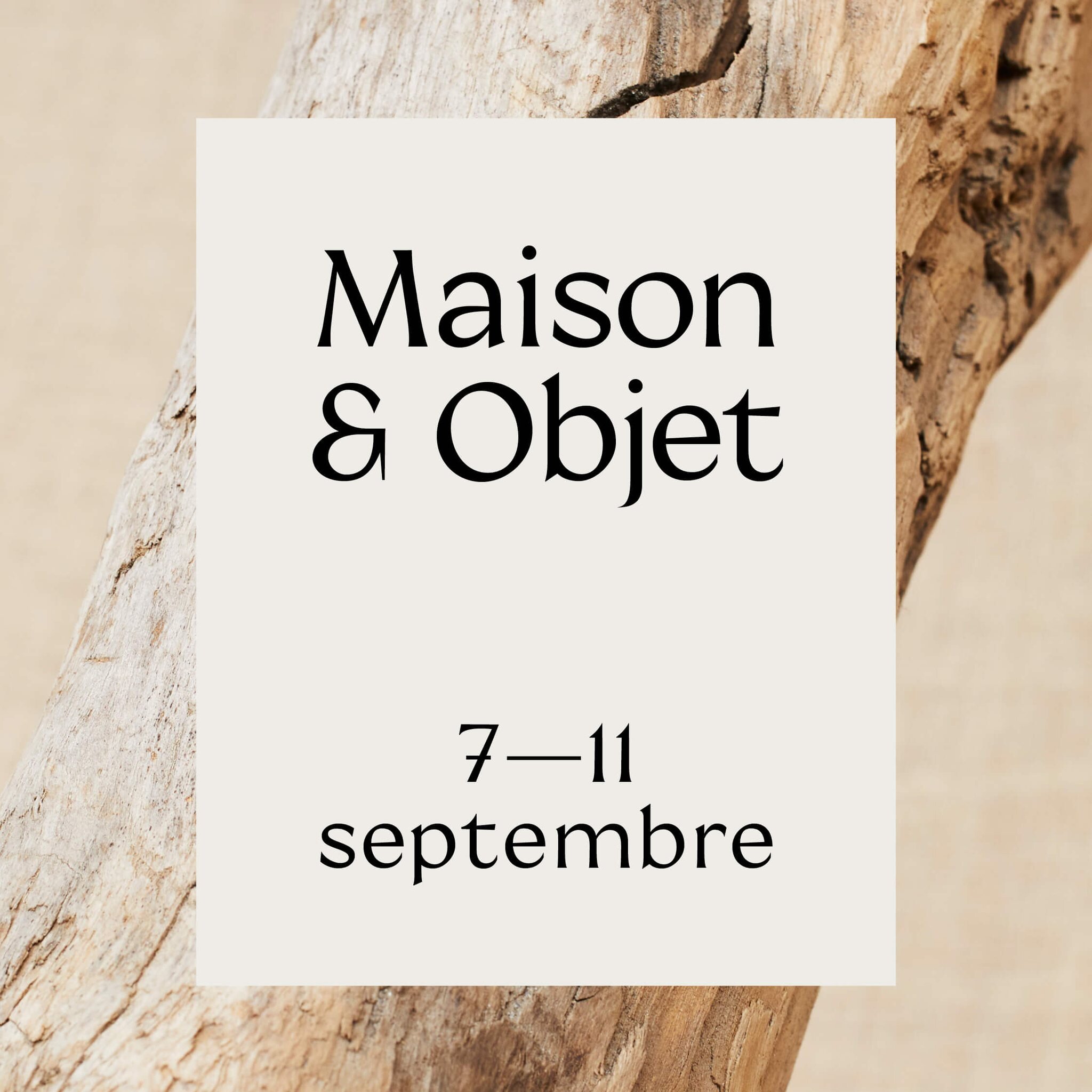 Nous sommes ravis de vous retrouver au salon @maisonetobjet du 7 au 11 septembre prochain o&ugrave; nous vous pr&eacute;senterons de nouvelles pi&egrave;ces.
Passez nous voir! 💛