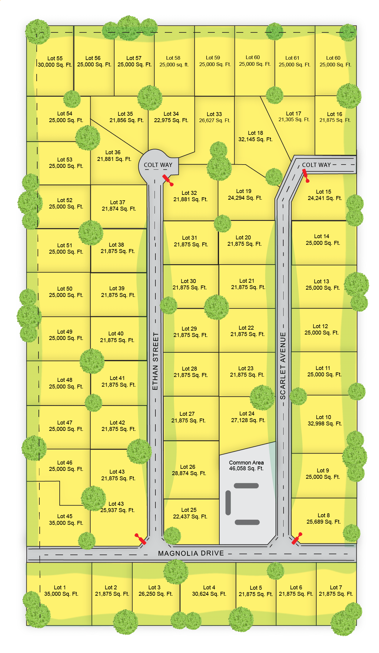 Magnolia Estates OKC Lots For Sale Magnolia Estates