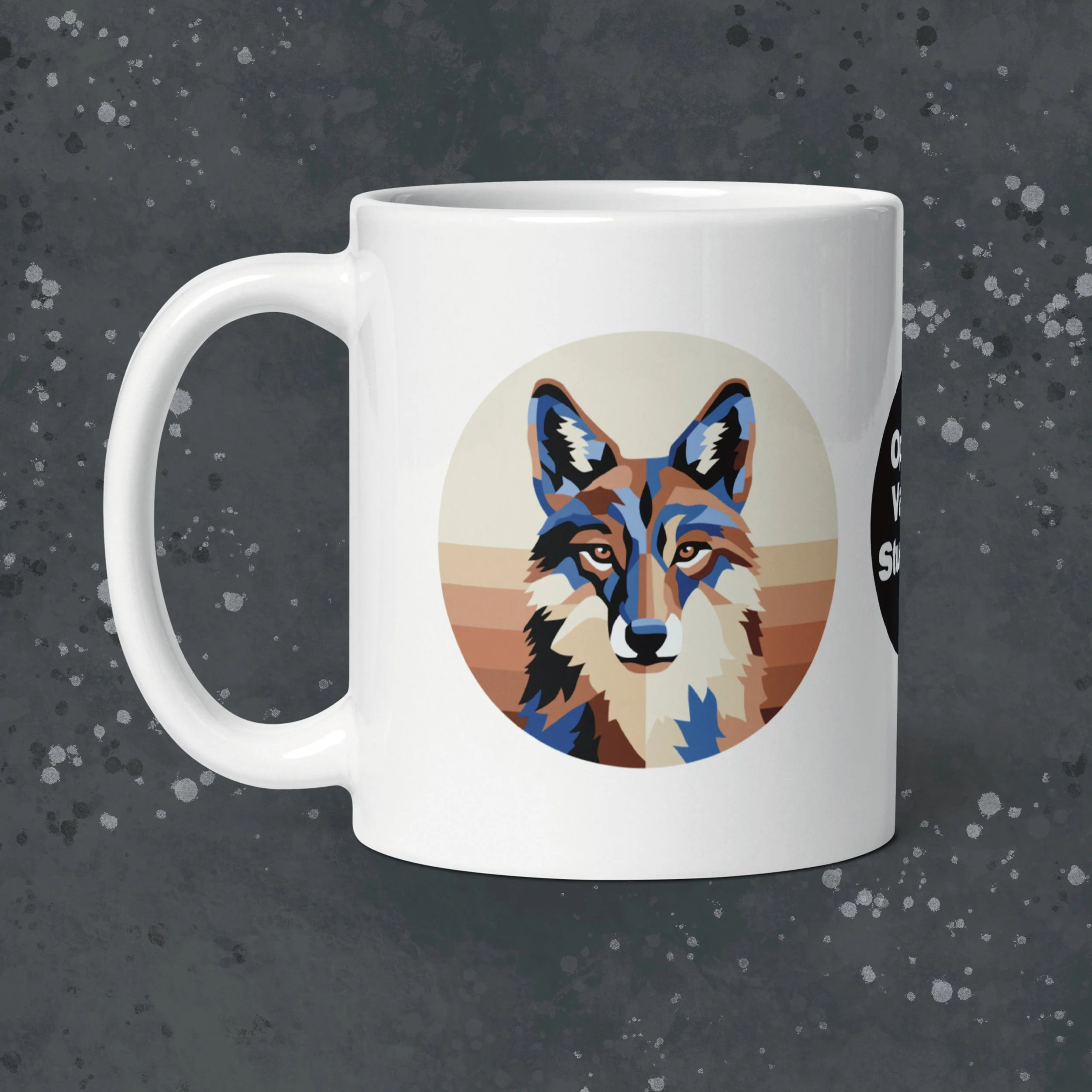 "Azul" Coyote Mug