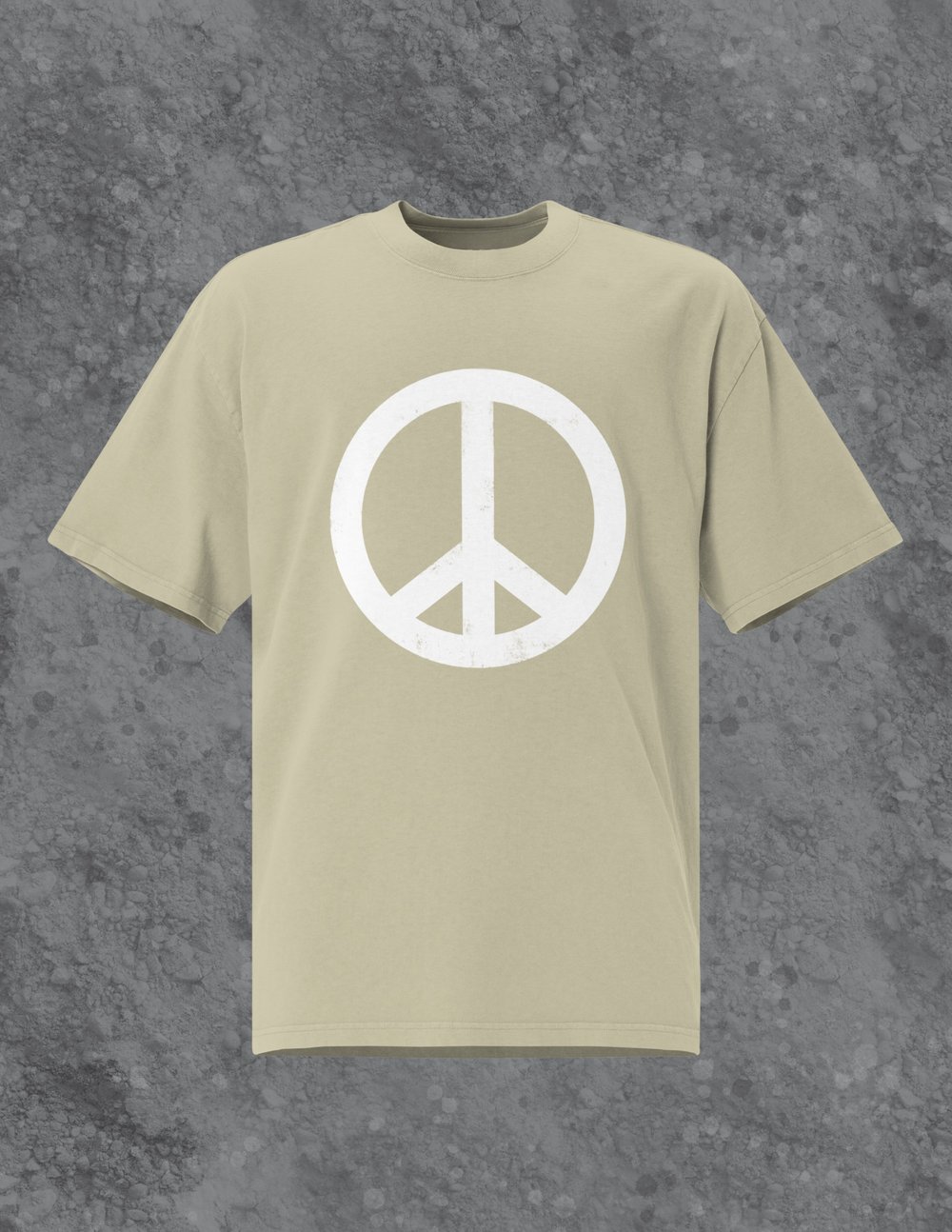 PEACE T-SHIRT (EUCALYPTUS) — OPEN VAULT STUDIOS