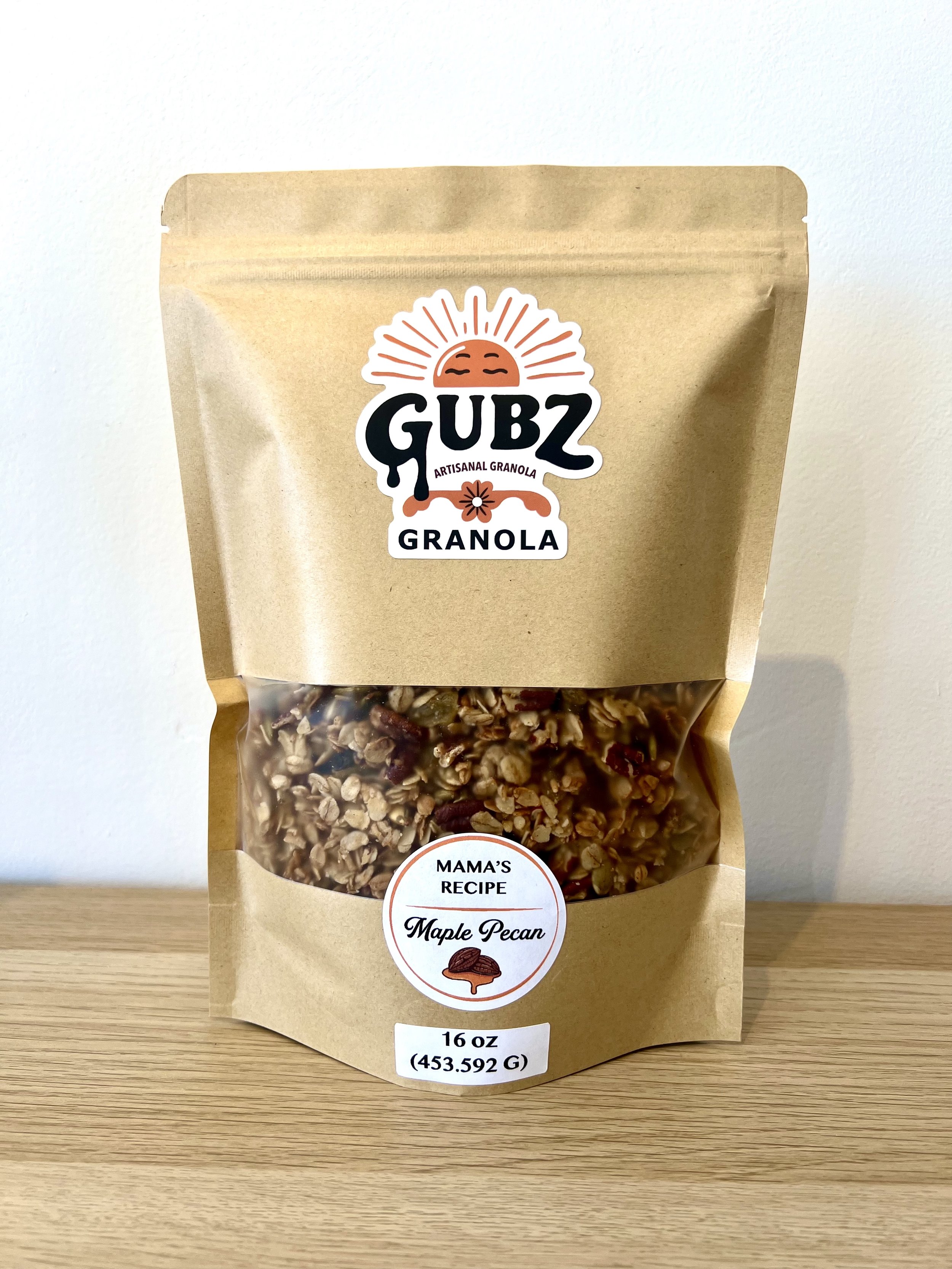 Gubz Granola - 16 oz - Maple Pecan
