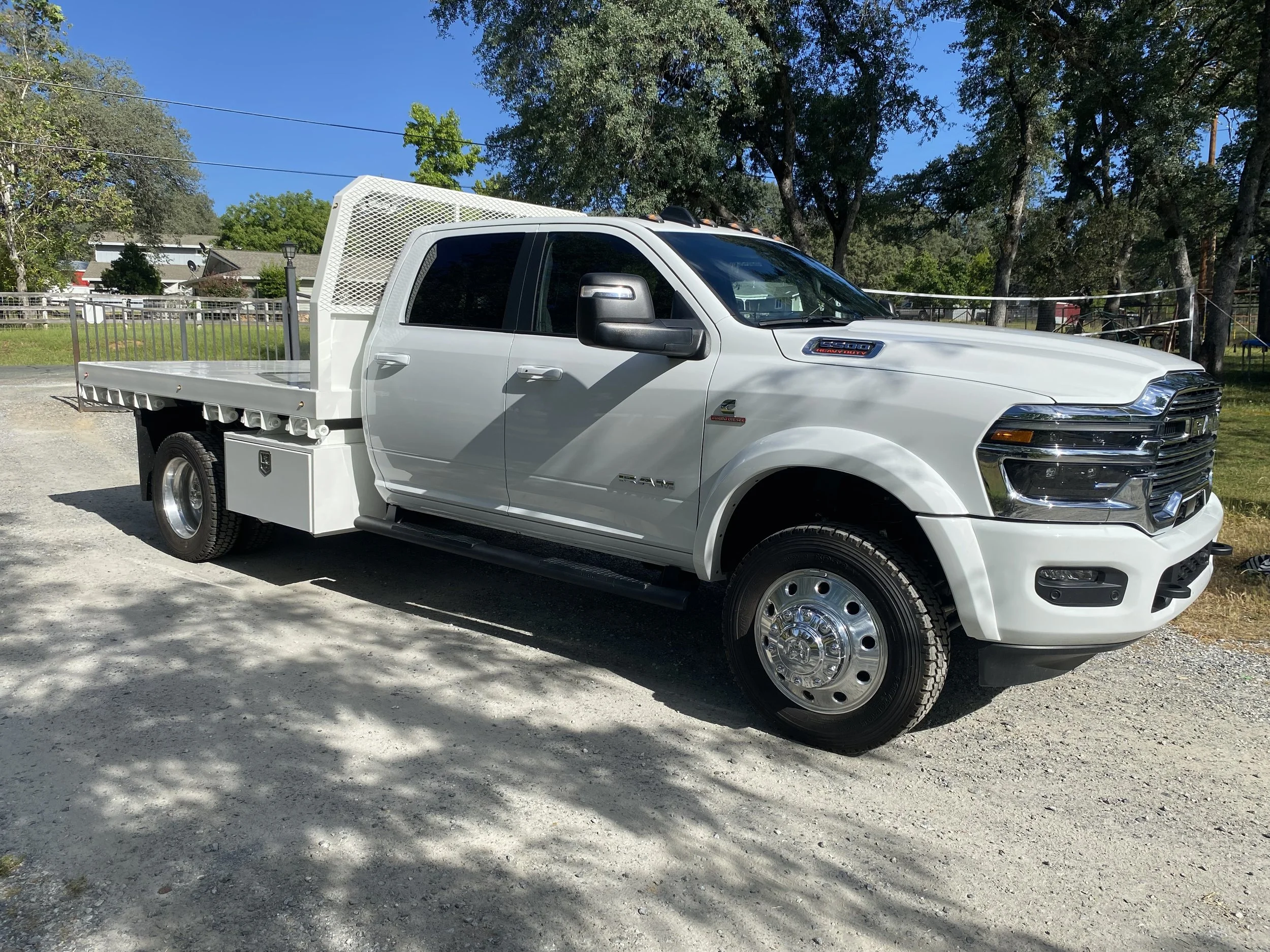 2026 Ram 5500 Dump Bed with (2) Underbody Boxes(18”x18”x36" Long Buyers 3 point latch Tool Box)