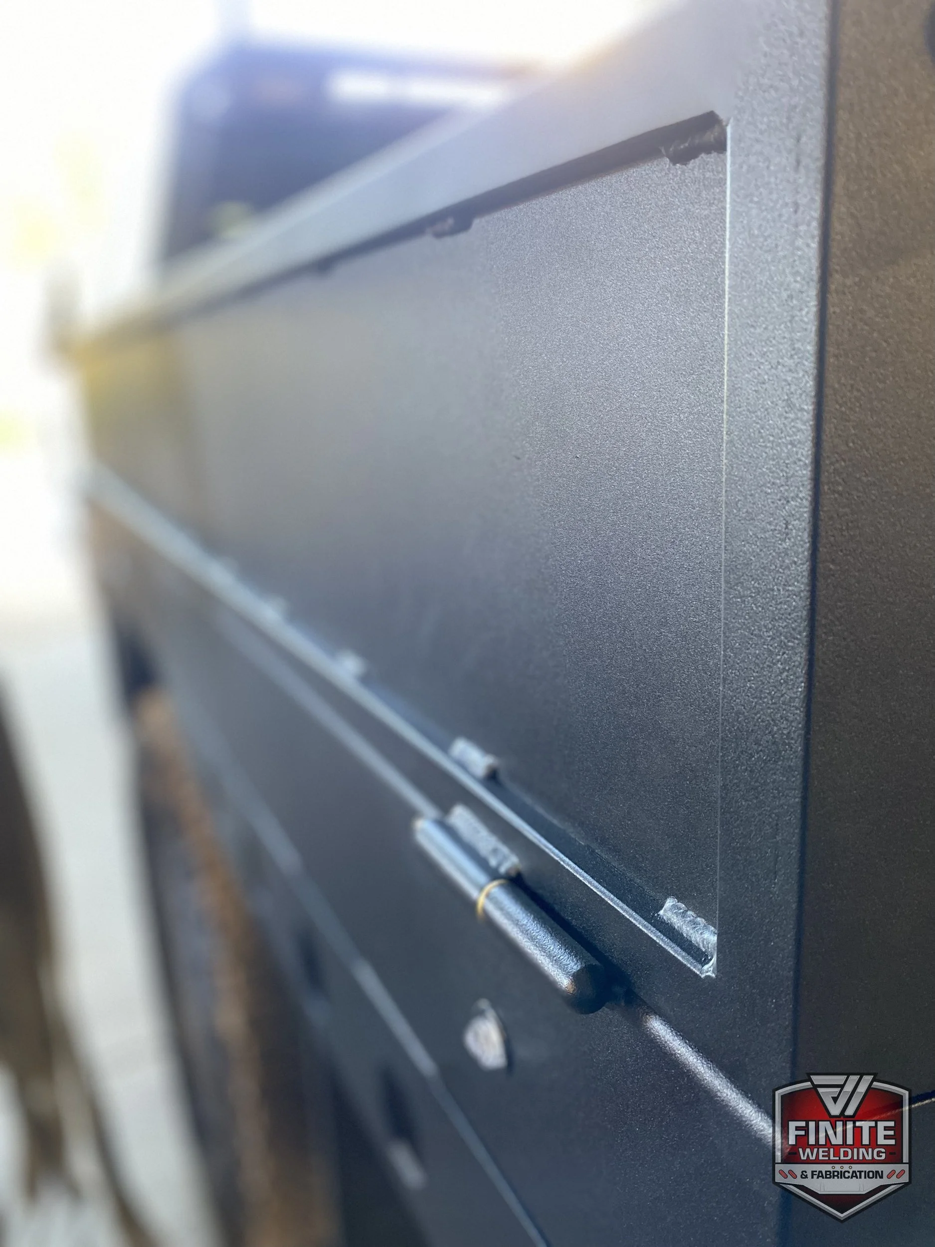 2026 Chevy Silverado 3500 dually weld hinge detail