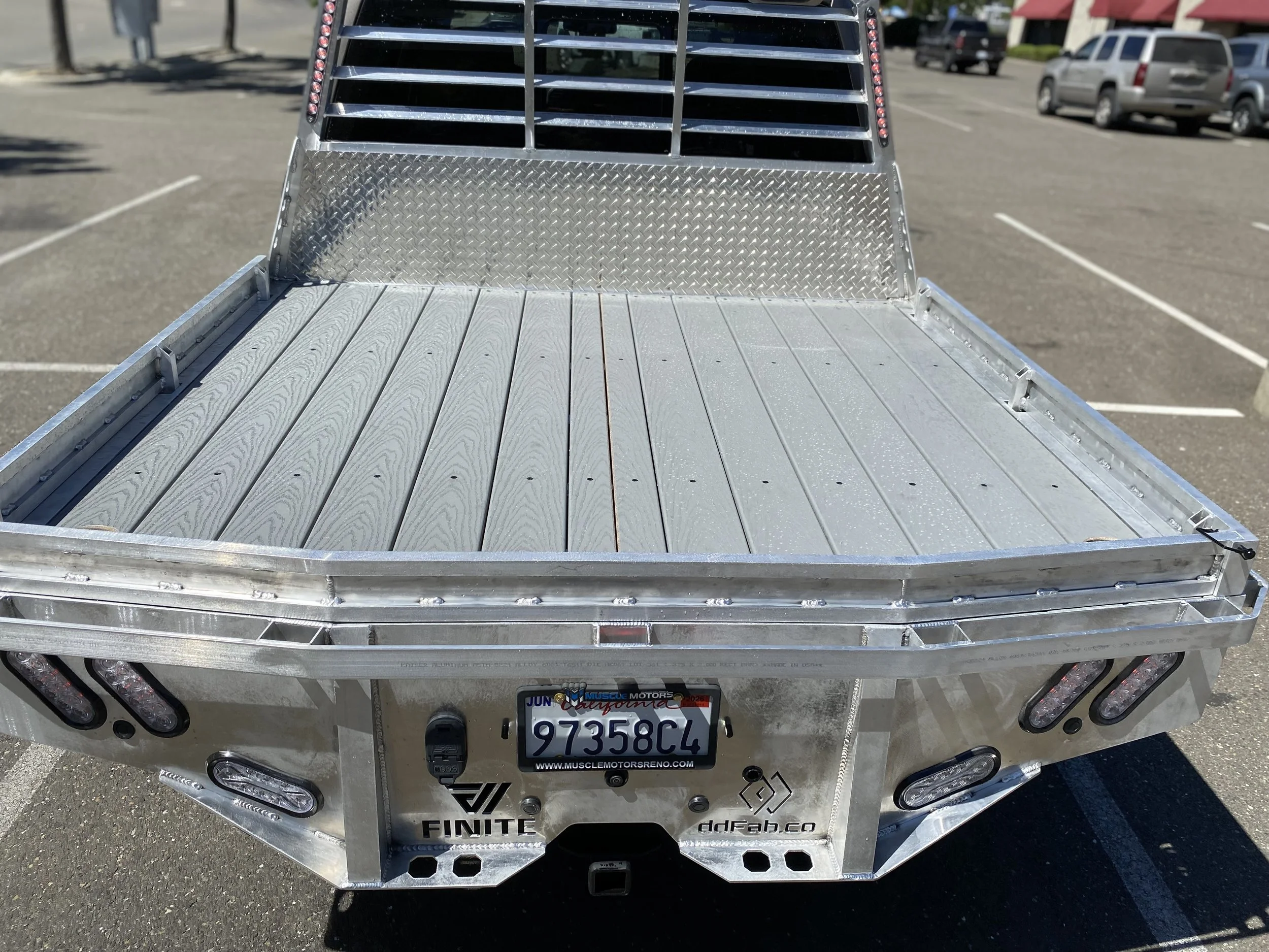 Aluminum Frame, Bed Rails, Rub Rails, Trex Deck, Headache Rack Stop/Turn/Tail