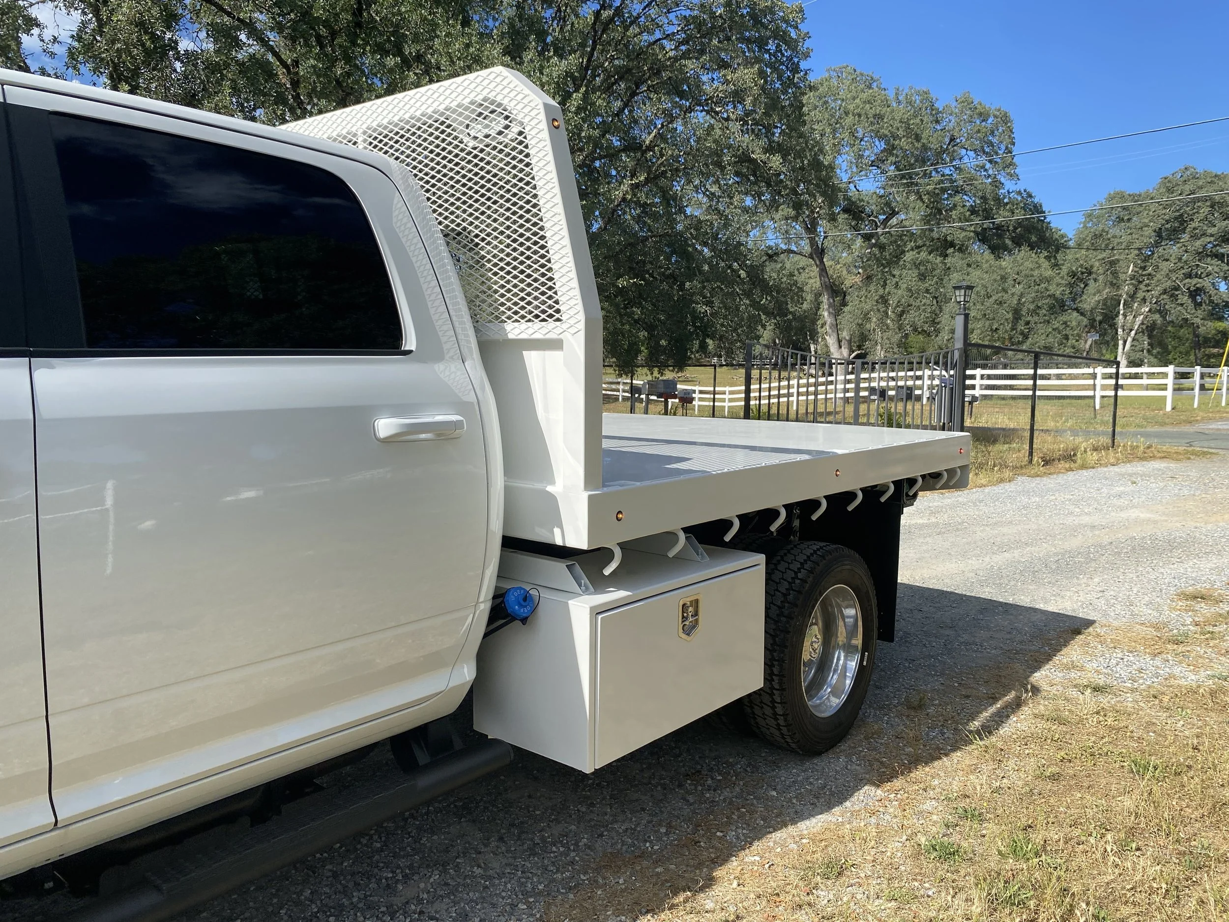 2026 Ram 5500 Dump Bed with (2) Underbody Boxes(18”x18”x36" Long Buyers 3 point latch Tool Box)
