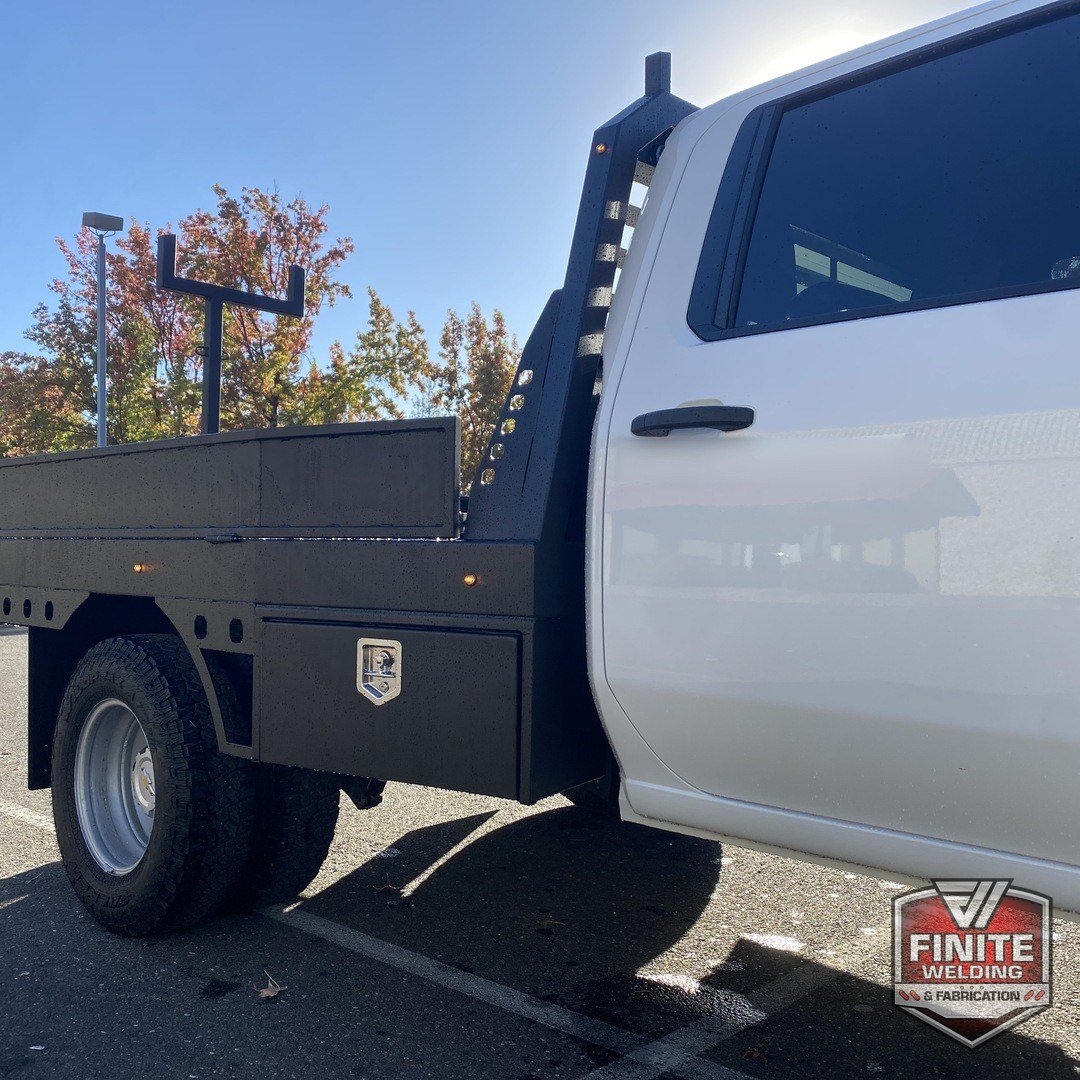 2026 Chevy Silverado 3500 dually box, step fender, and rack detail