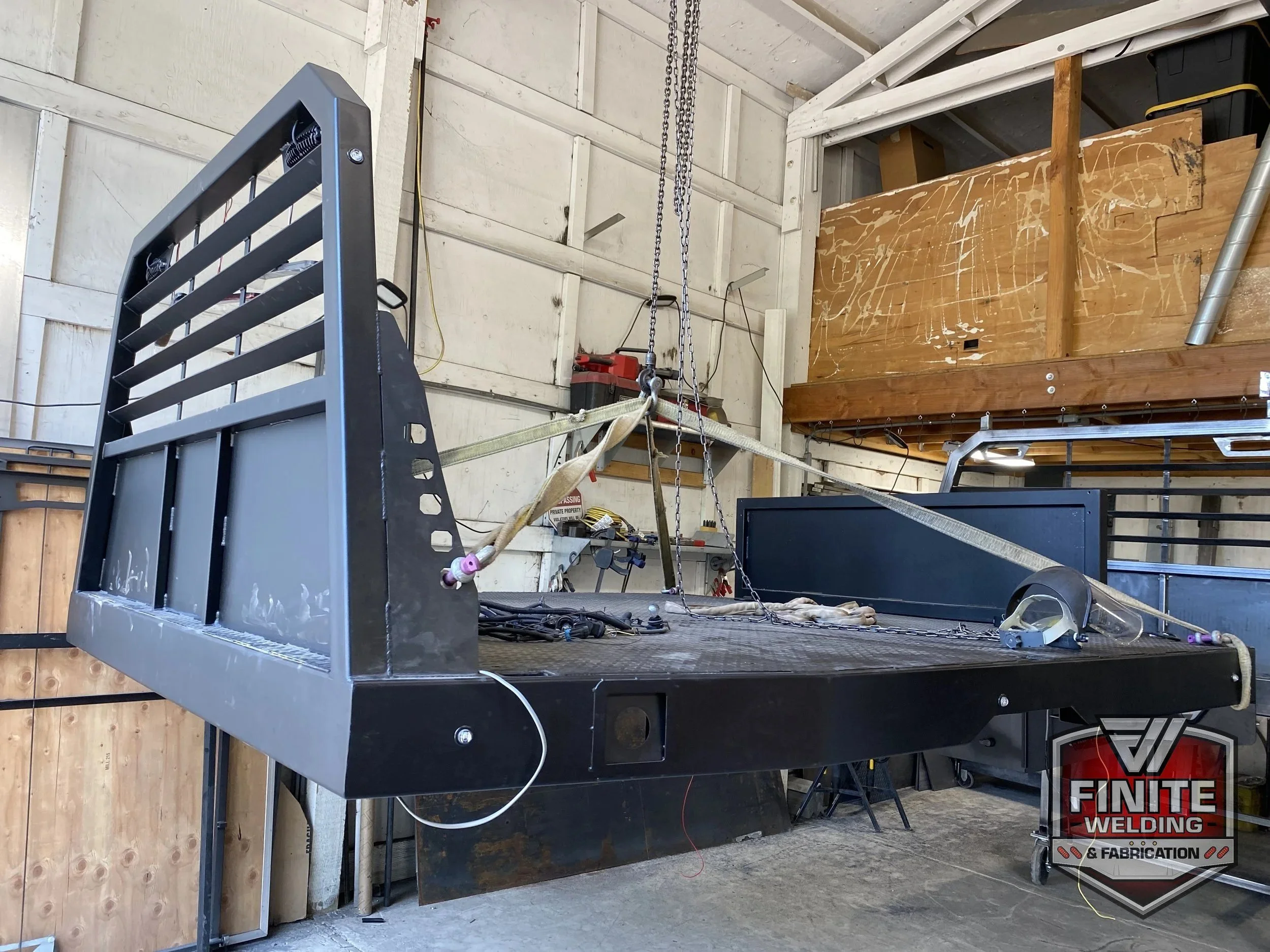 2013 GMC Sierra 3500 dually custom flatbed, view 12