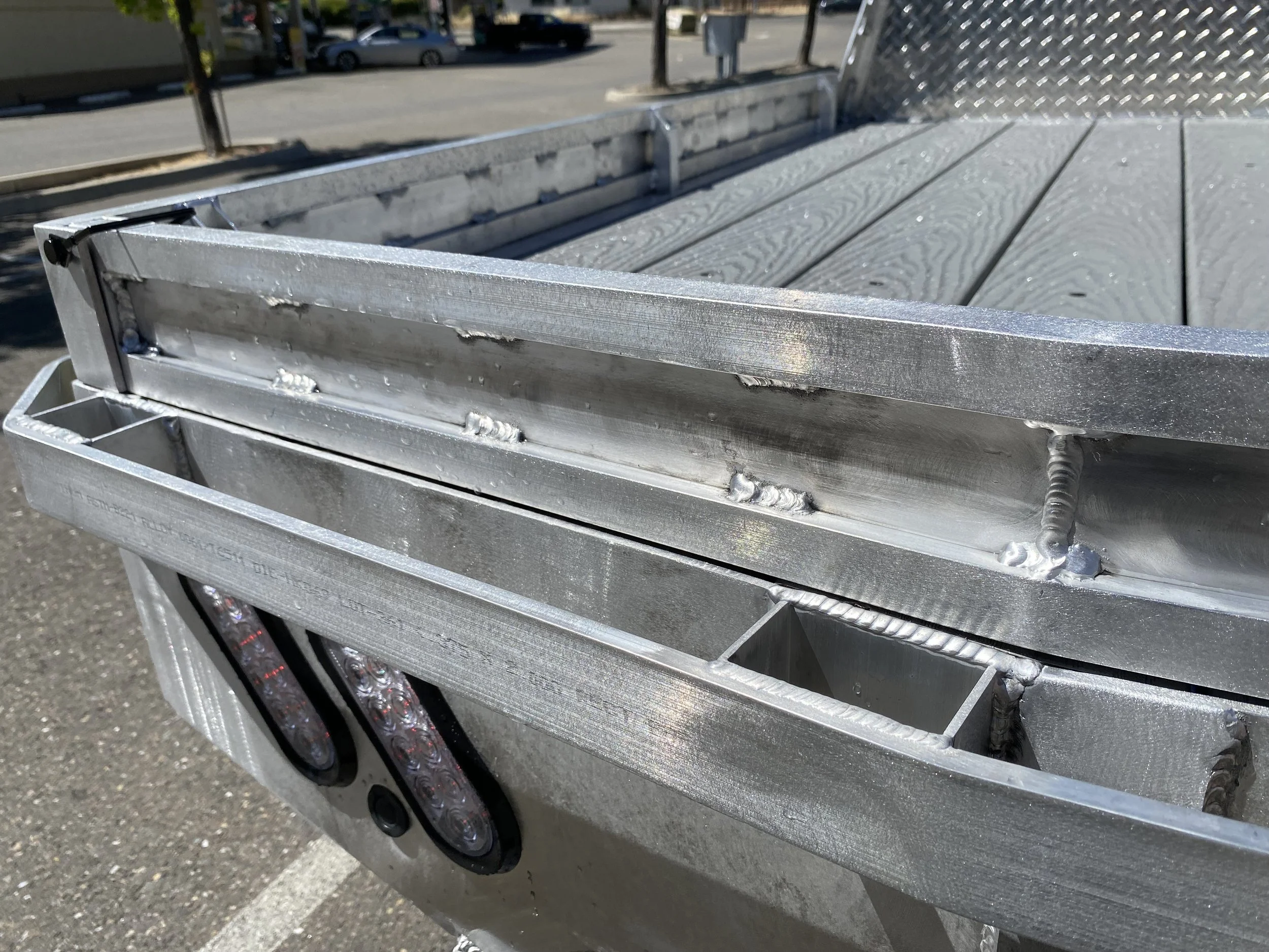 Aluminum Frame, Bed Rails, Rub Rails, Trex Deck