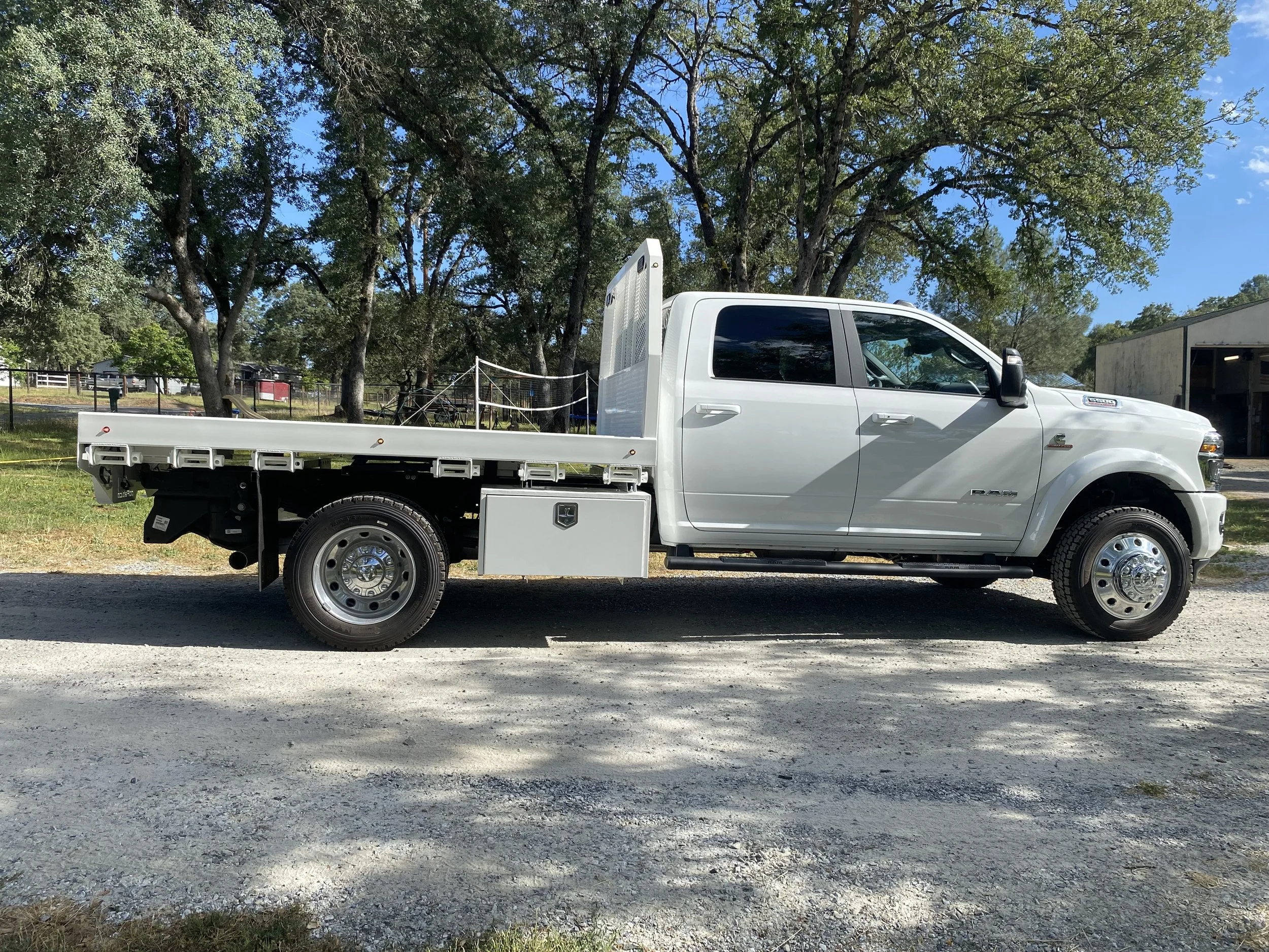 2026 Ram 5500 Dump Bed with (2) Underbody Boxes(18”x18”x36" Long Buyers 3 point latch Tool Box)