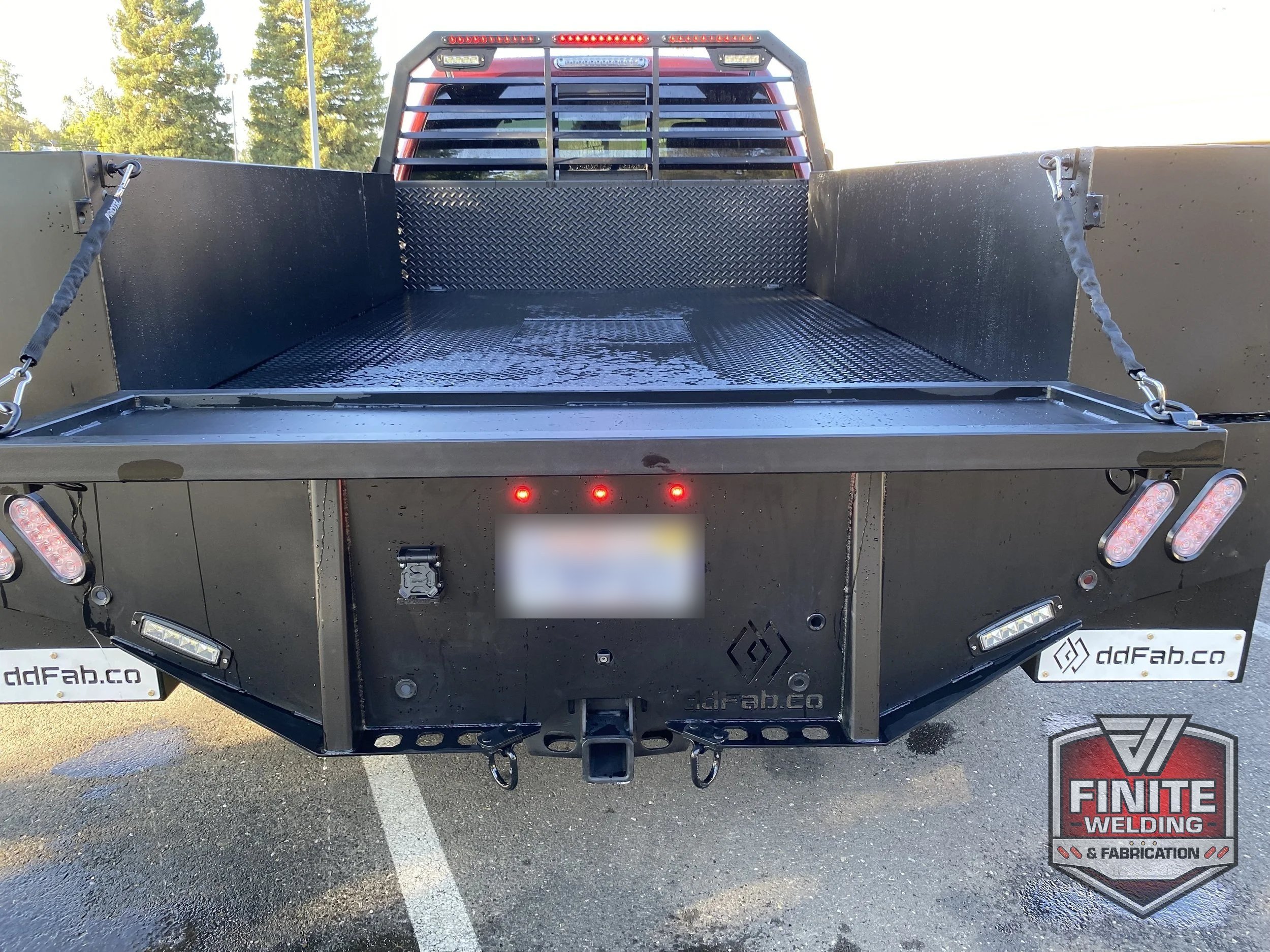 2013 GMC Sierra 3500 dually custom flatbed, view 7