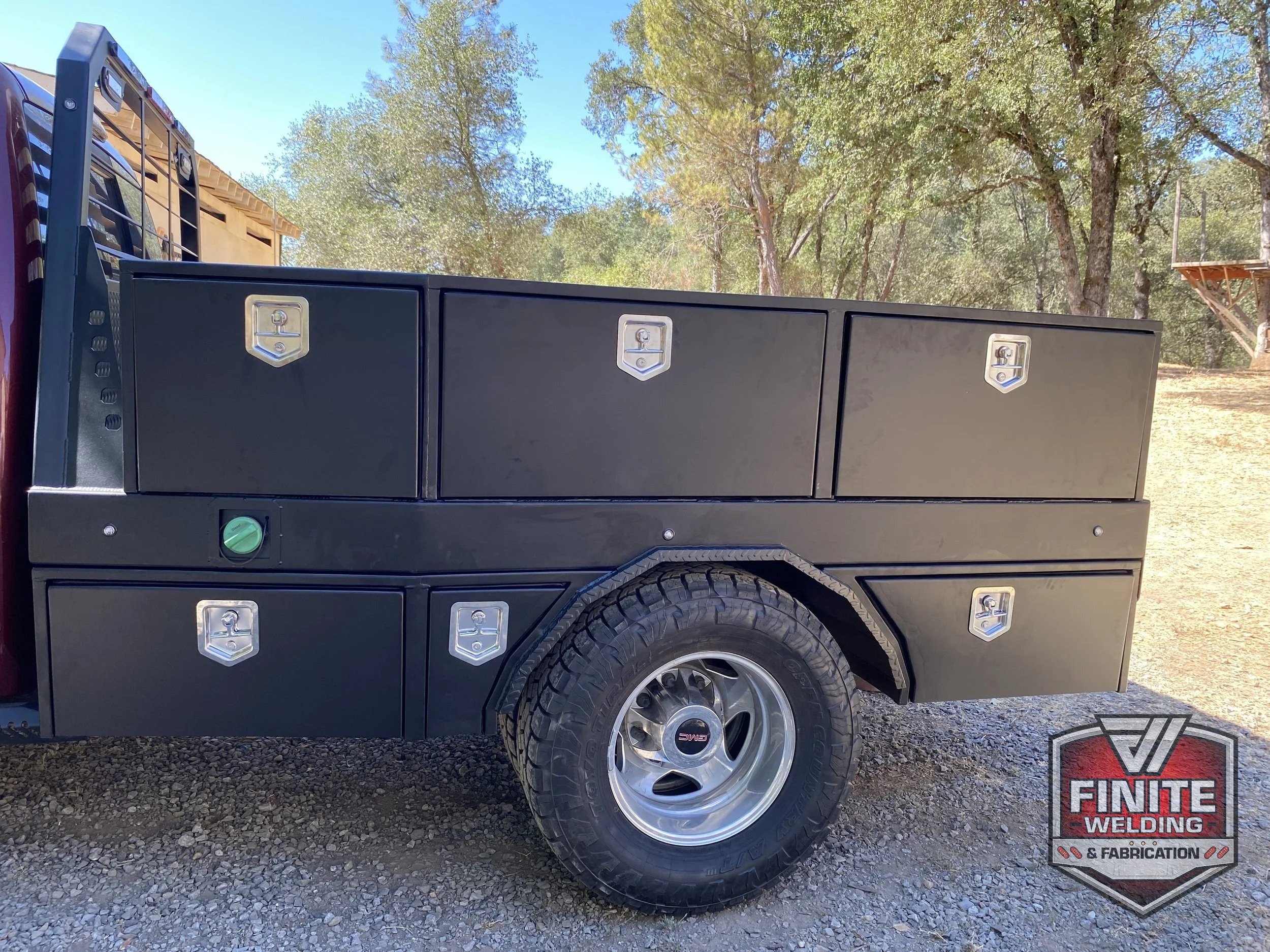 2013 GMC Sierra 3500 dually custom flatbed, view 8