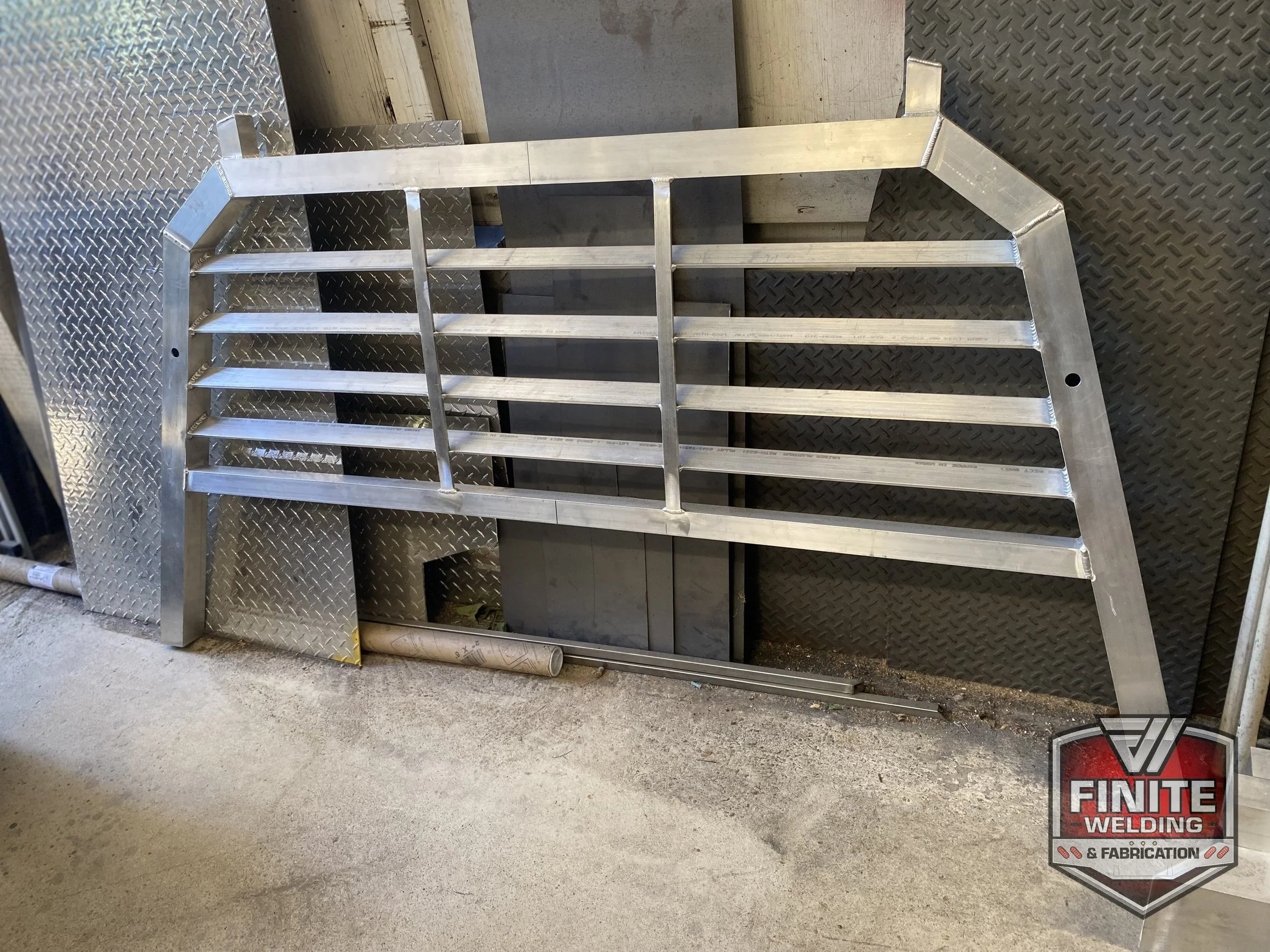 2019 Ford F-150 short bed aluminum flatbed with Trex deck, view 12
