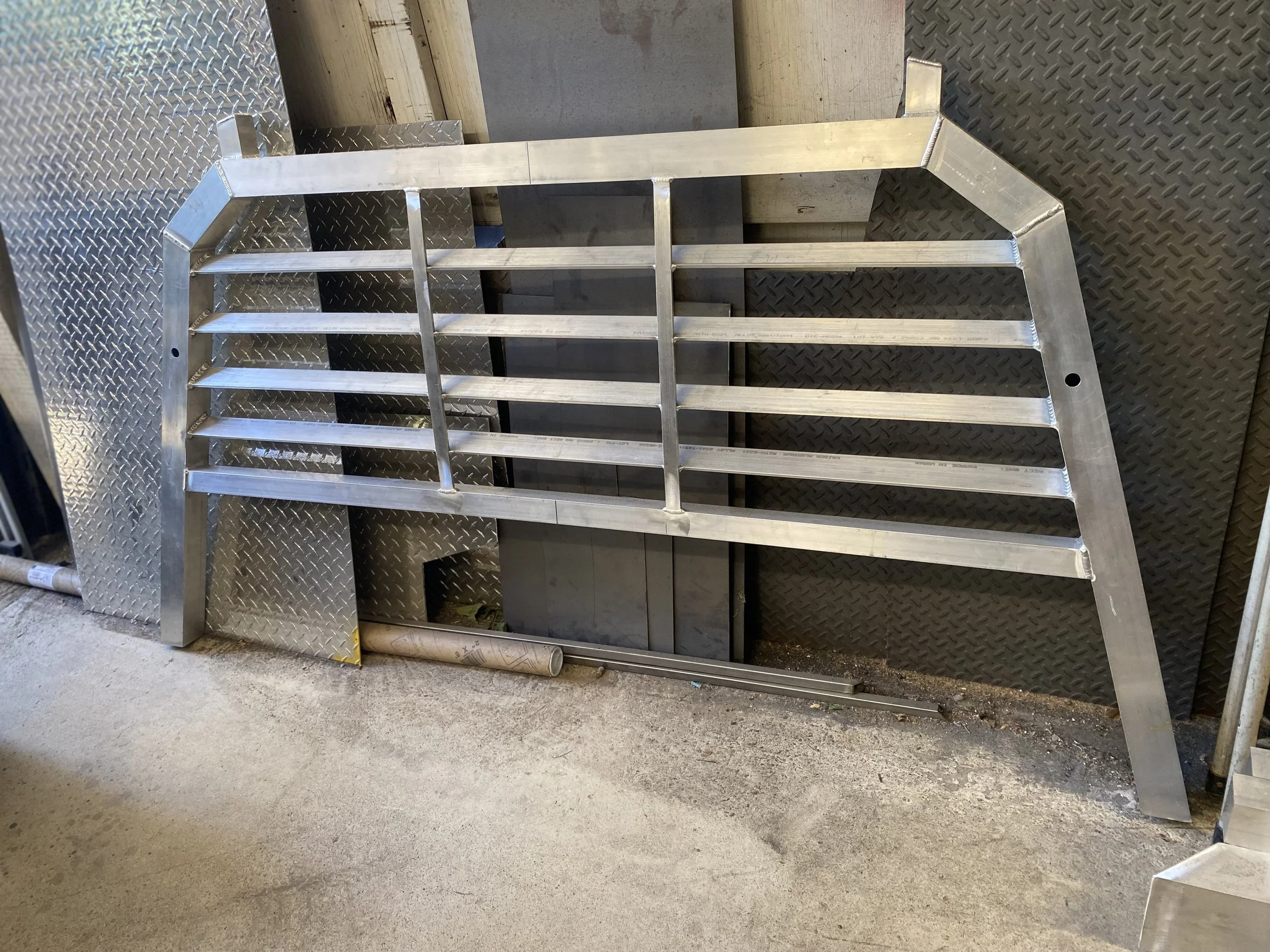 Aluminum Headache Rack with Cargo Ears