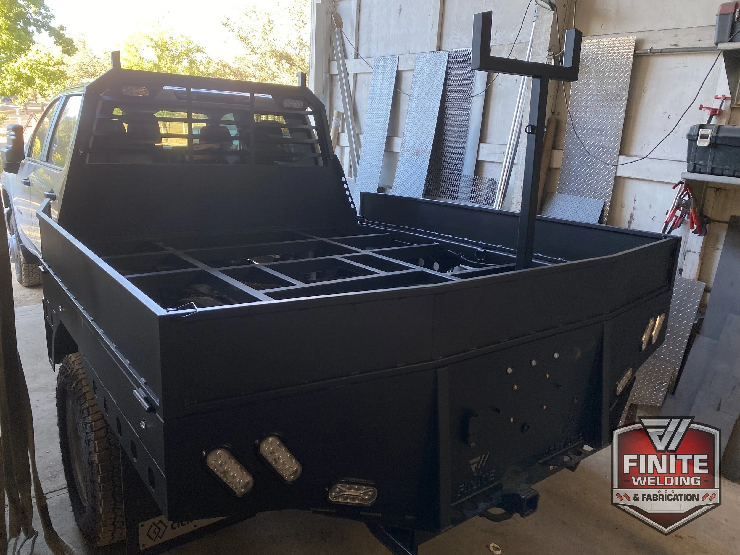 2026 Chevy Silverado 3500 dually frame before decking, rear quarter
