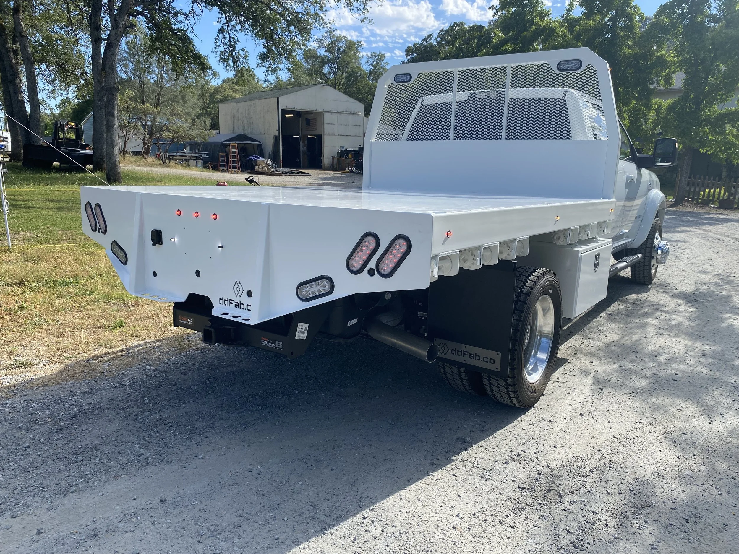 2026 Ram 5500 Dump Bed with (2) Underbody Boxes(18”x18”x36" Long Buyers 3 point latch Tool Box)