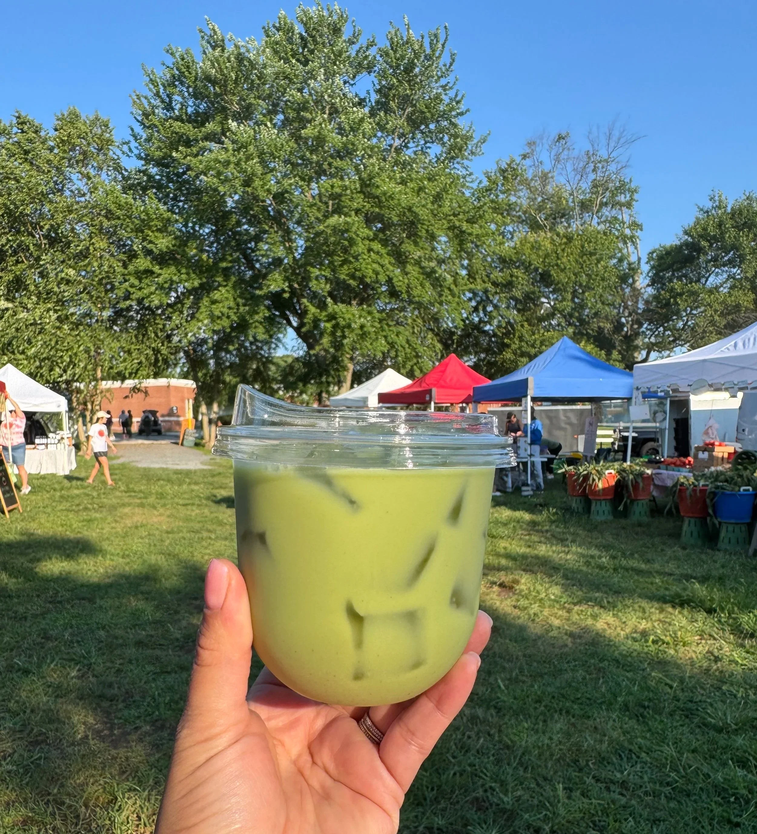 Oat milk Horchata Matcha Growler