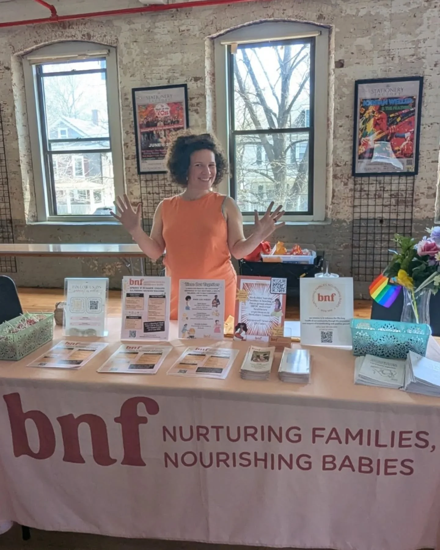 We had a great time meeting you all at Baby Bonanza! If you missed us there, here are the highlights:

We are BNF. We provide:
🍼 Lactation and feeding support for families in the Berkshires 
🧸 Playgroups and Peer Support Groups
🤰🏽 Special classes