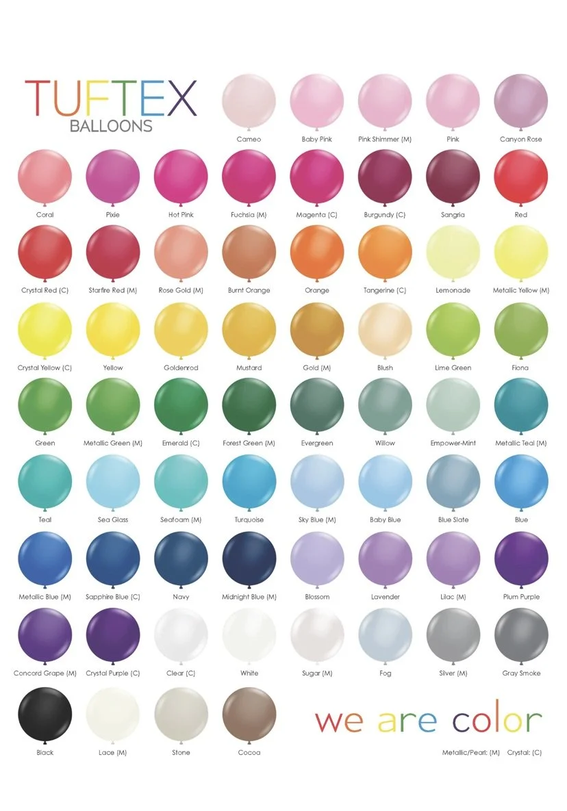 Color Chart — Houston Baby Bridal Shower Event and Party Planner ...