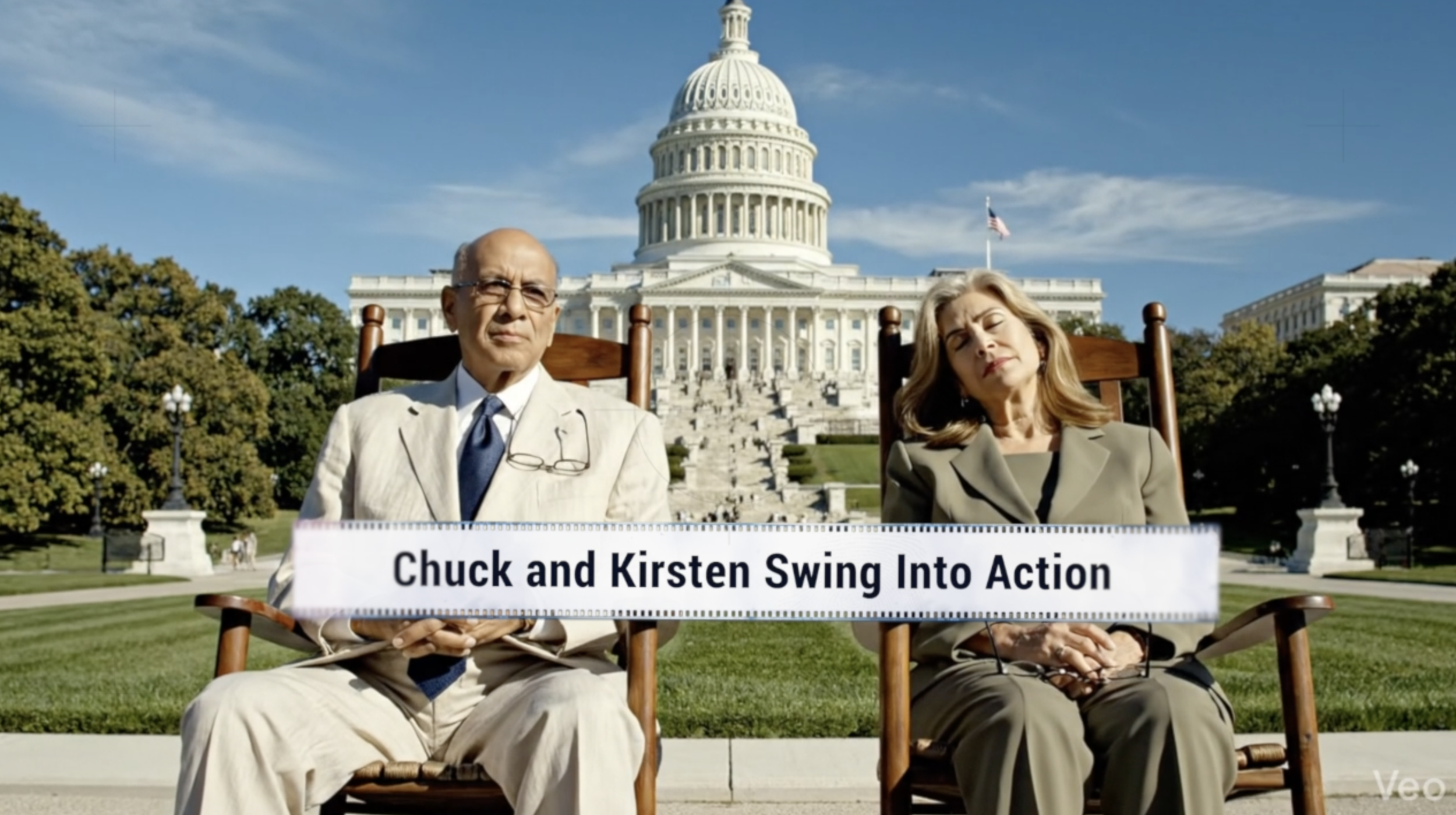 Chuck and Kirsten swing into action - Video