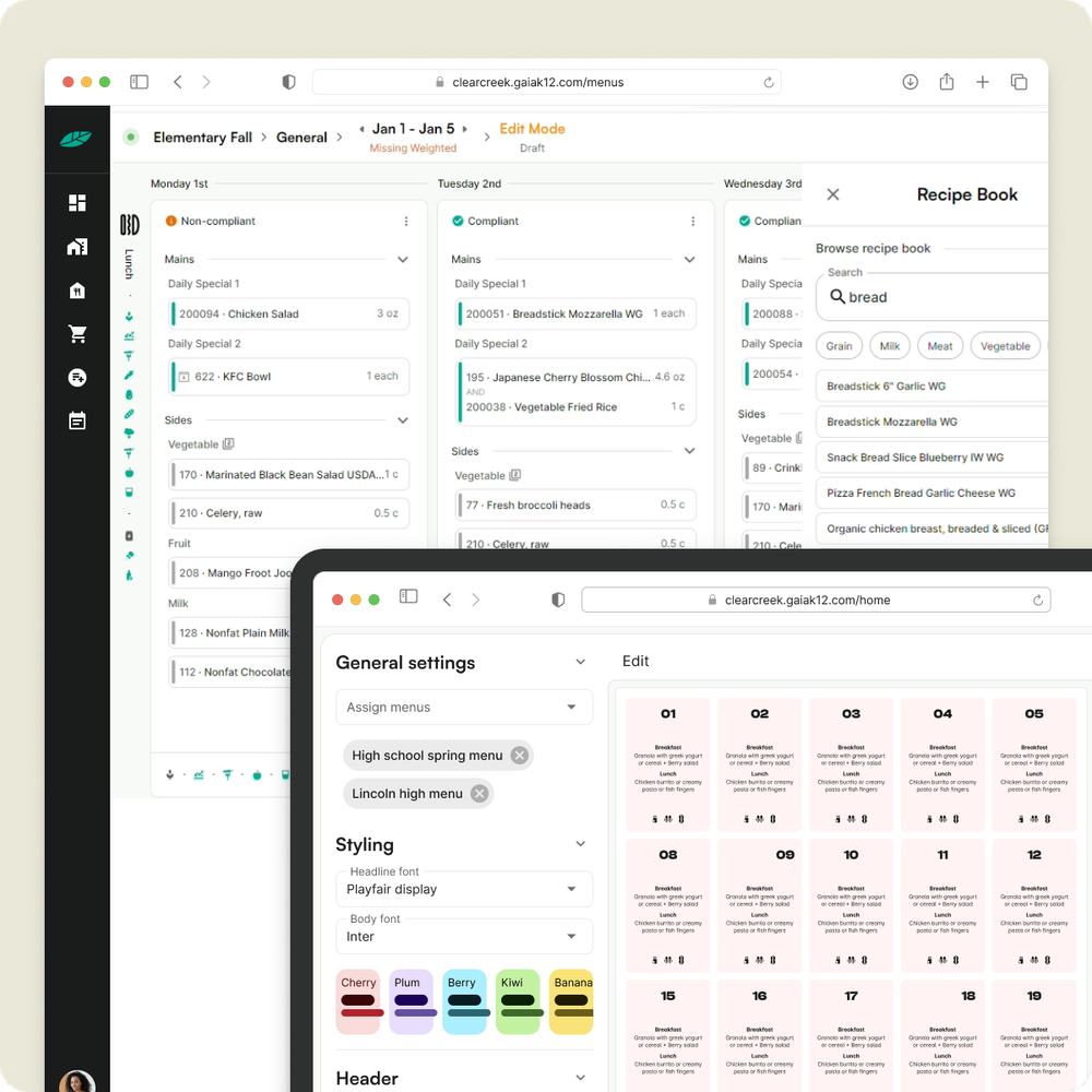 Gaia Software | Nutrition Solutions