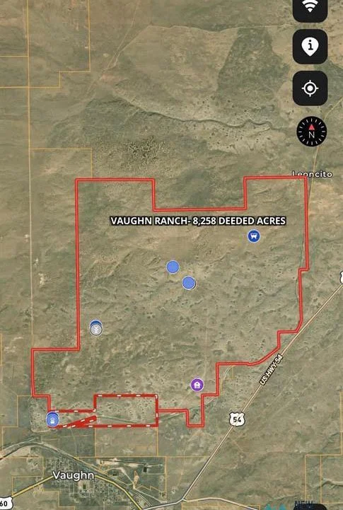 1820 Mesa DeLeon Road, Vaughn, NM---- $6,200,000 ---- This expansive ranch consists of approximately 8,258 deeded acres....