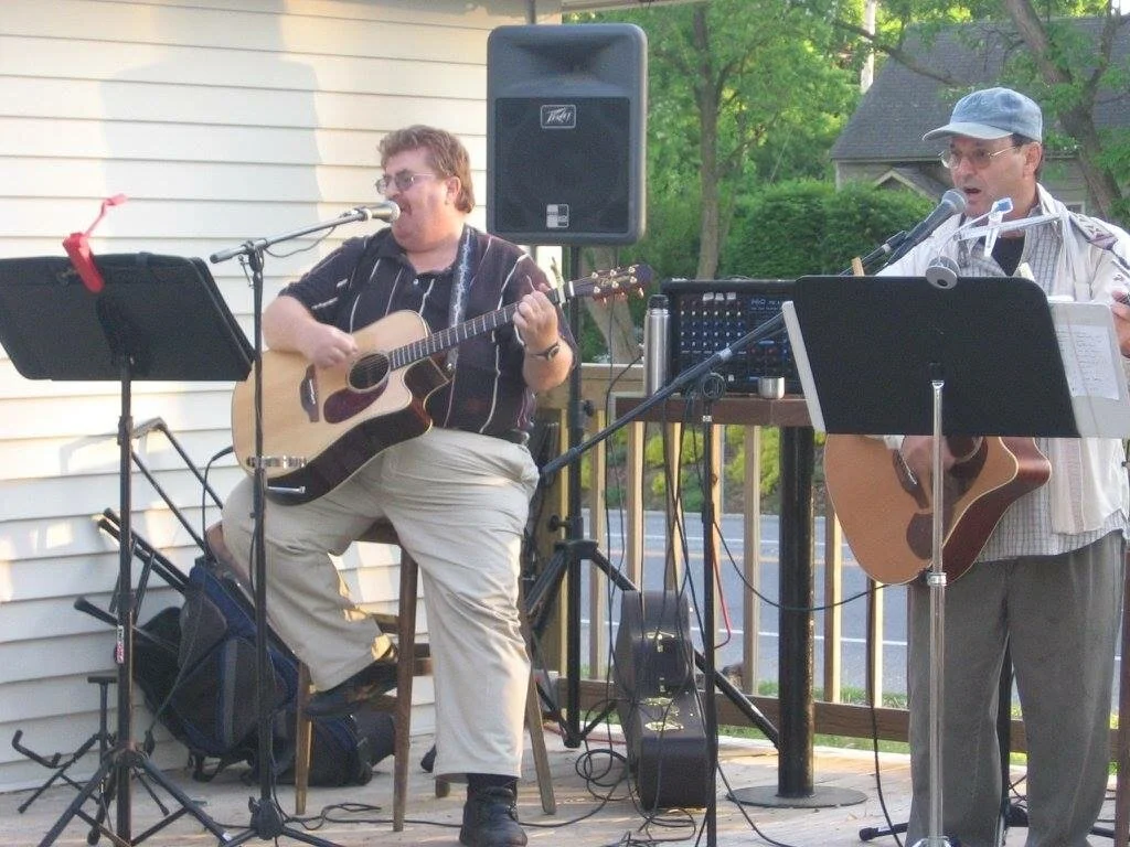 Bill & Van at Almost Saratoga Pub.JPG